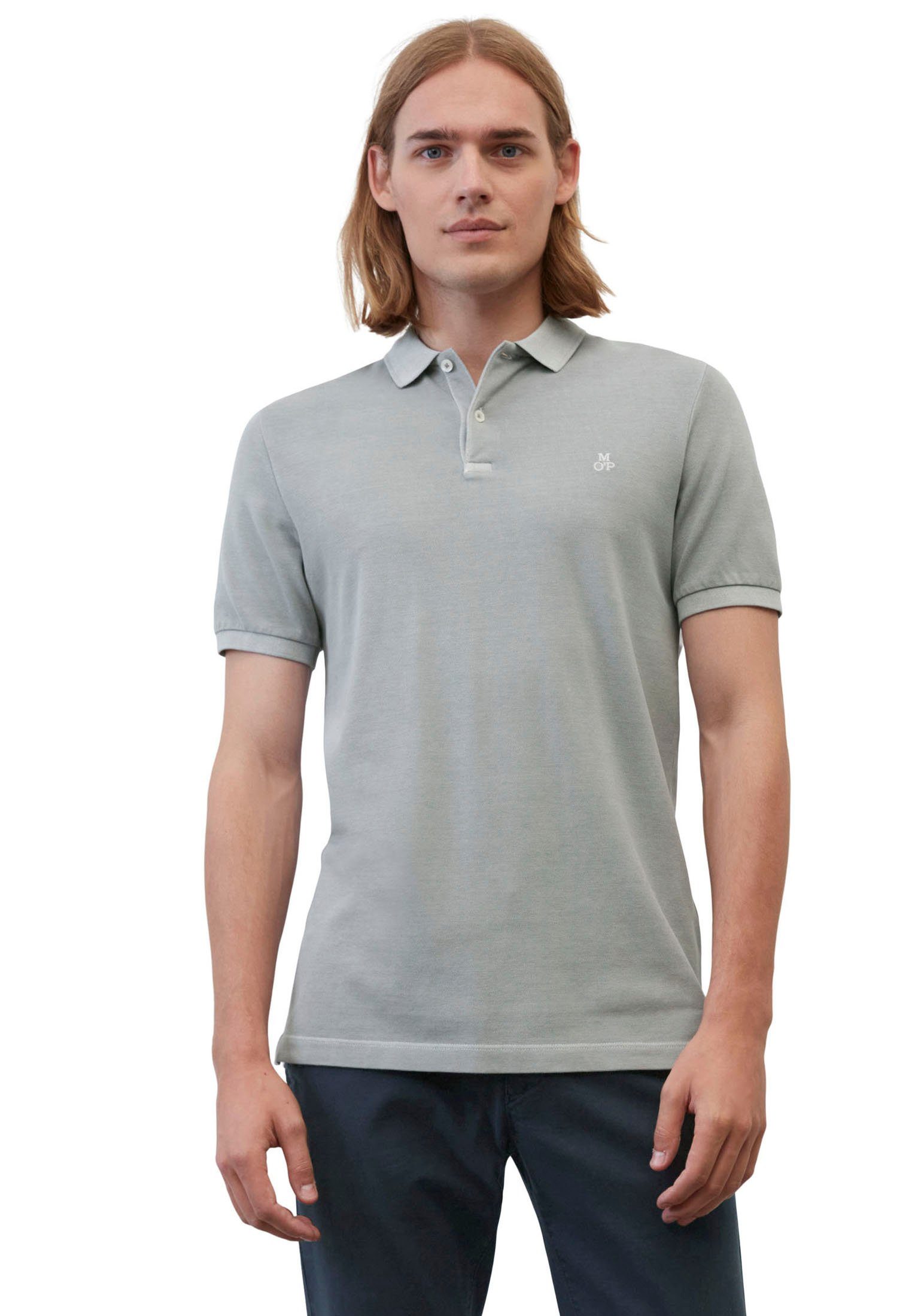 Marc O'Polo Poloshirt in klassieke look heren poloshirts maat XXXL grijs