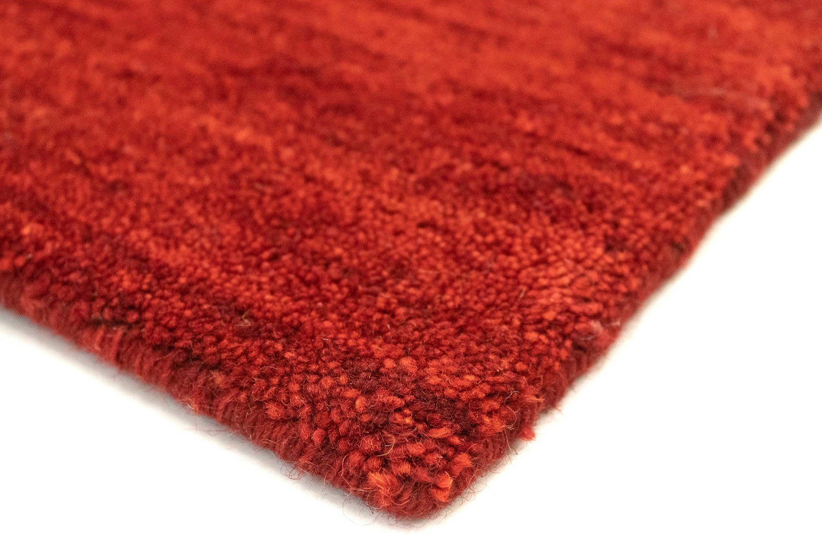 morgenland Wollen kleed Uni - Gabbeh tapijt - Softy Gabbeh look, uni kleuren, 100% wol, zeer zachte pool, woonkamer