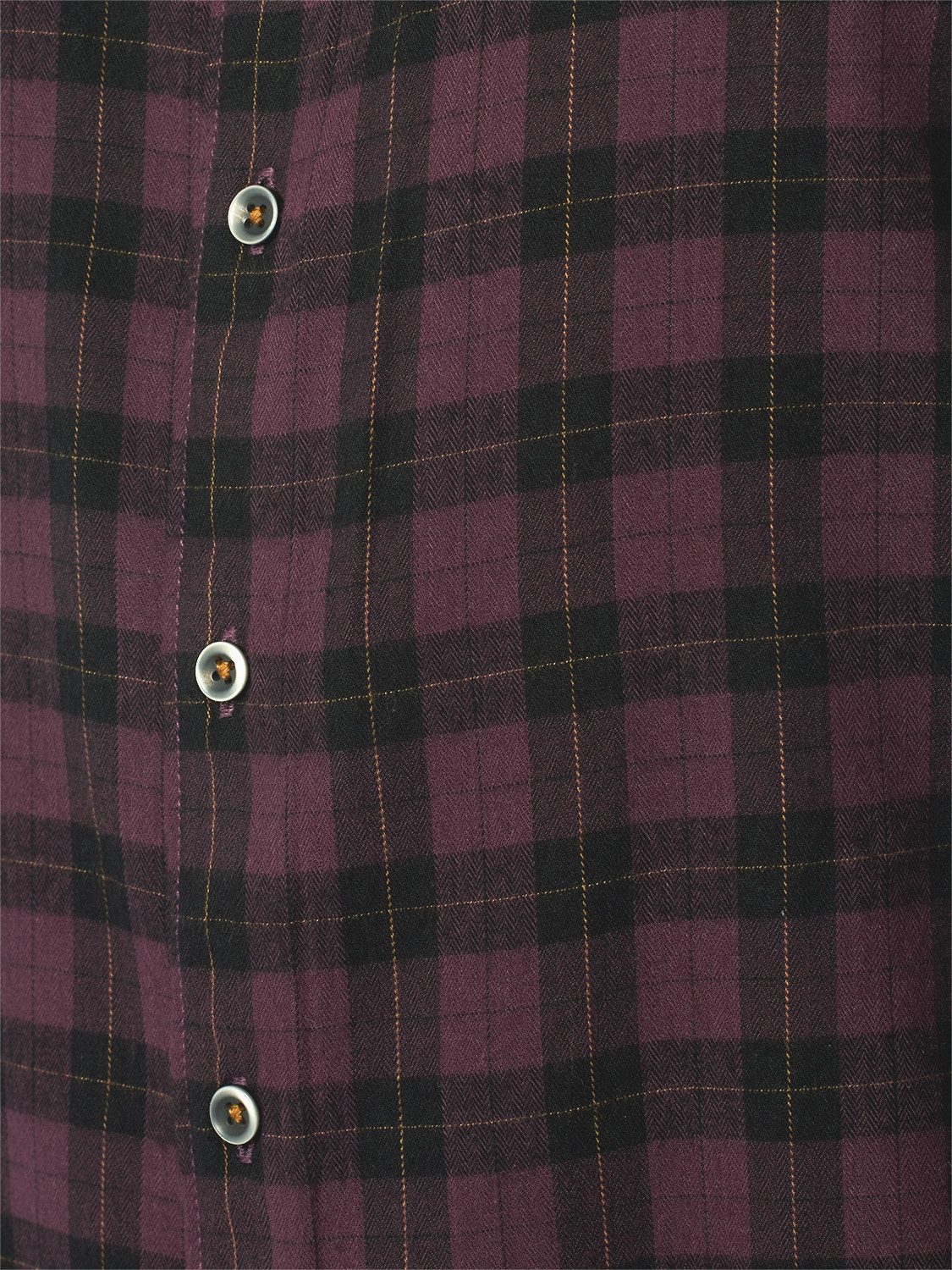 NO EXCESS Overhemd met lange mouwen geruit en met hoogwaardige viscose
