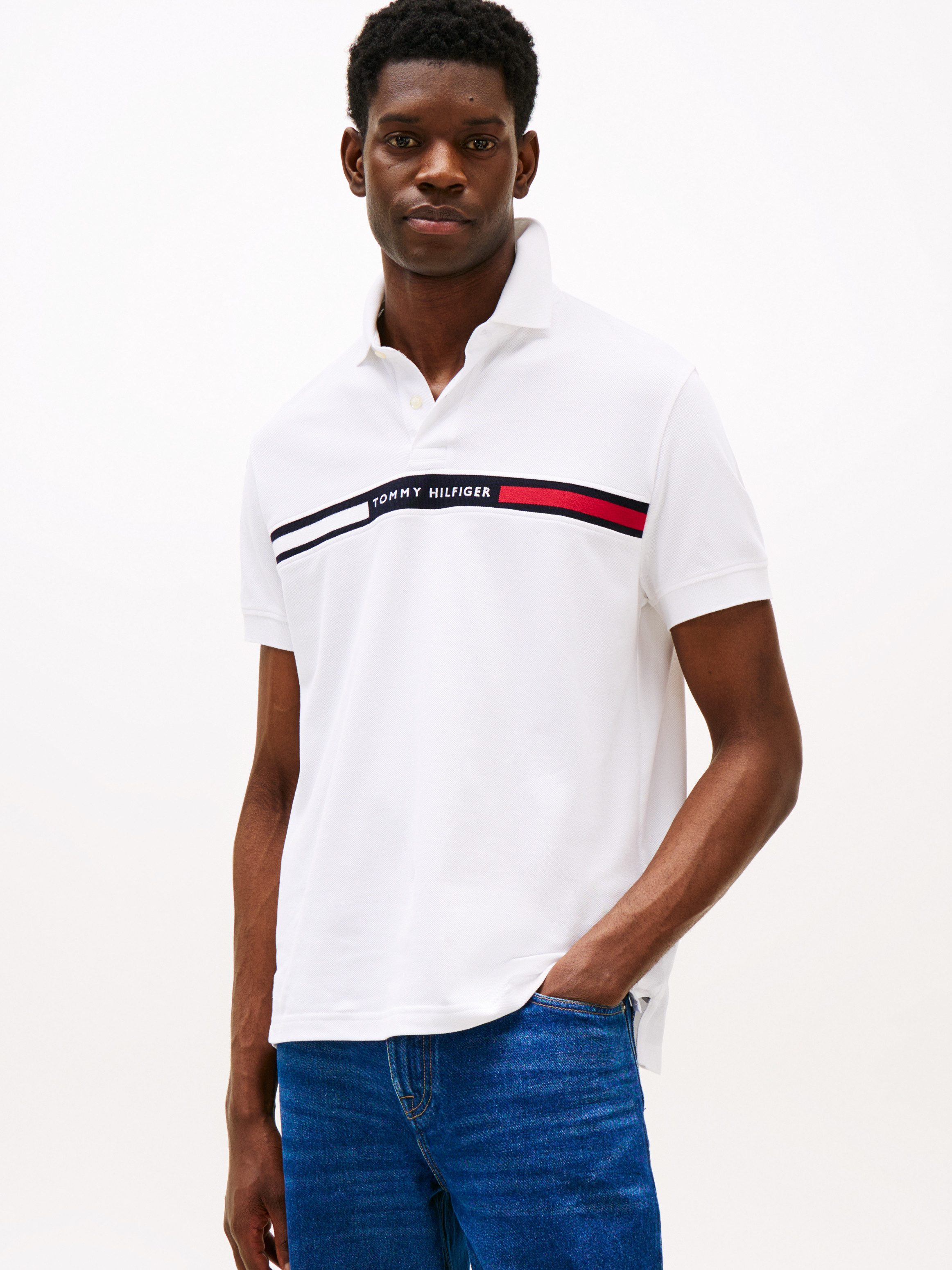 Tommy Hilfiger Poloshirt HILFIGER CHEST INSERT REG POLO