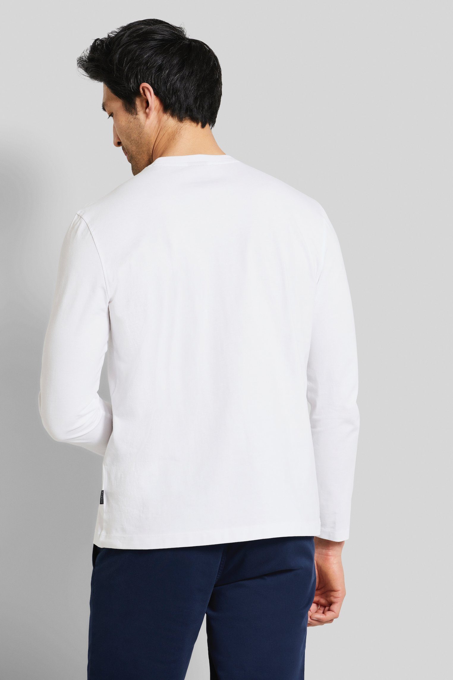 Bugatti Lang sweatshirt met bugatti-print