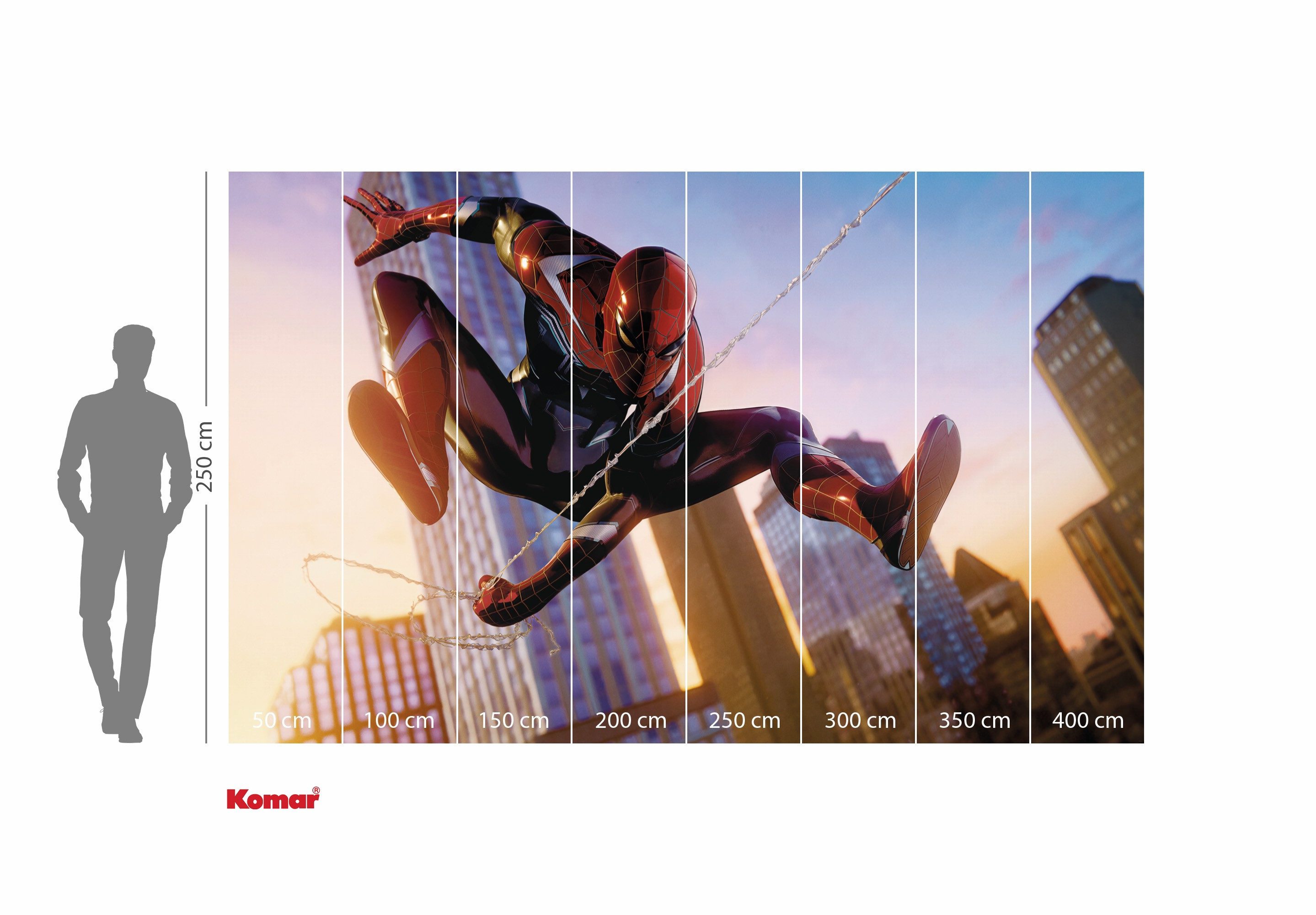 Komar Kinderbehang Marvel Spider-Man Huge Jump (1 stuk)