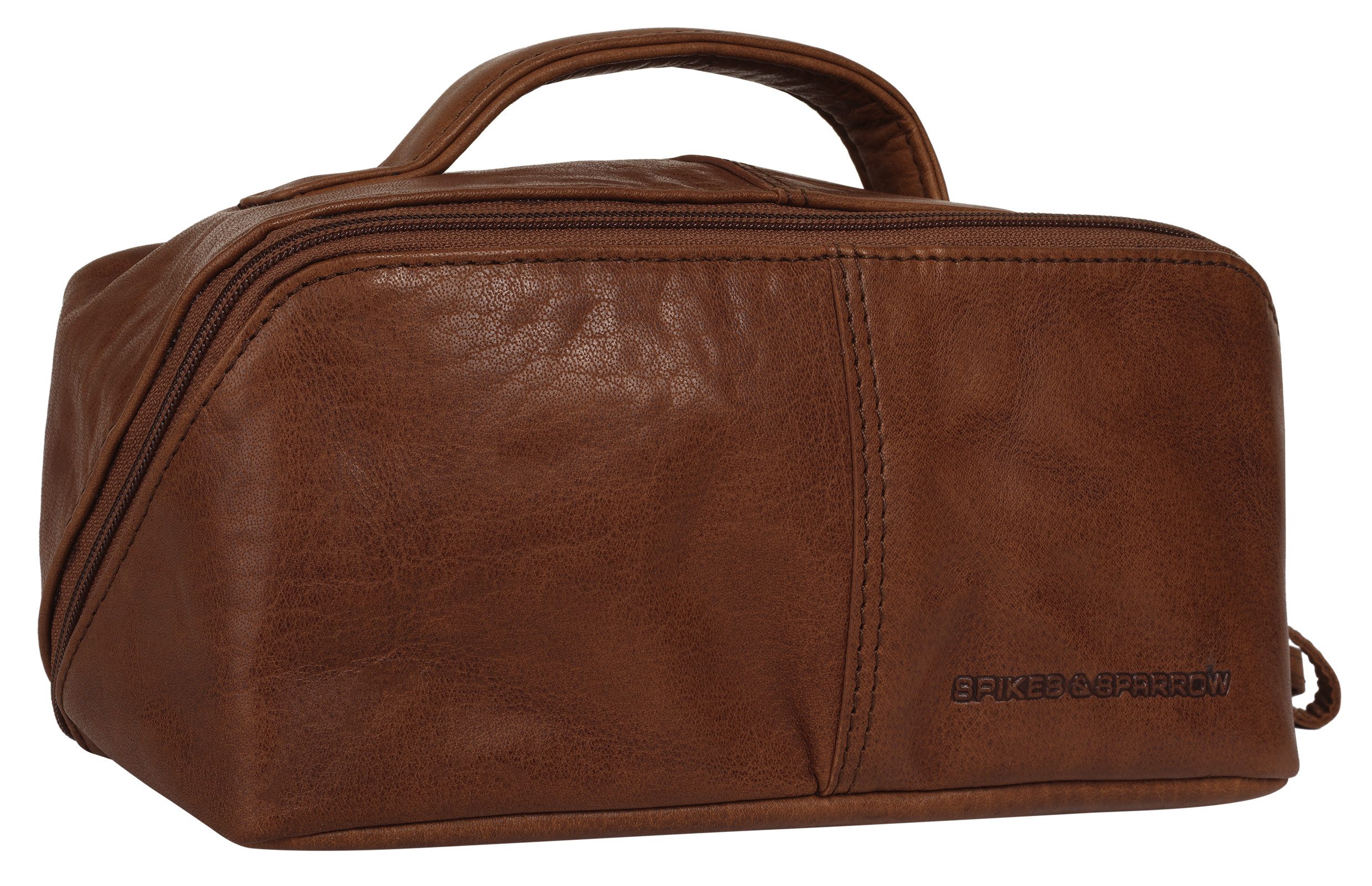 Spikes & Sparrow Toilettas echt leder