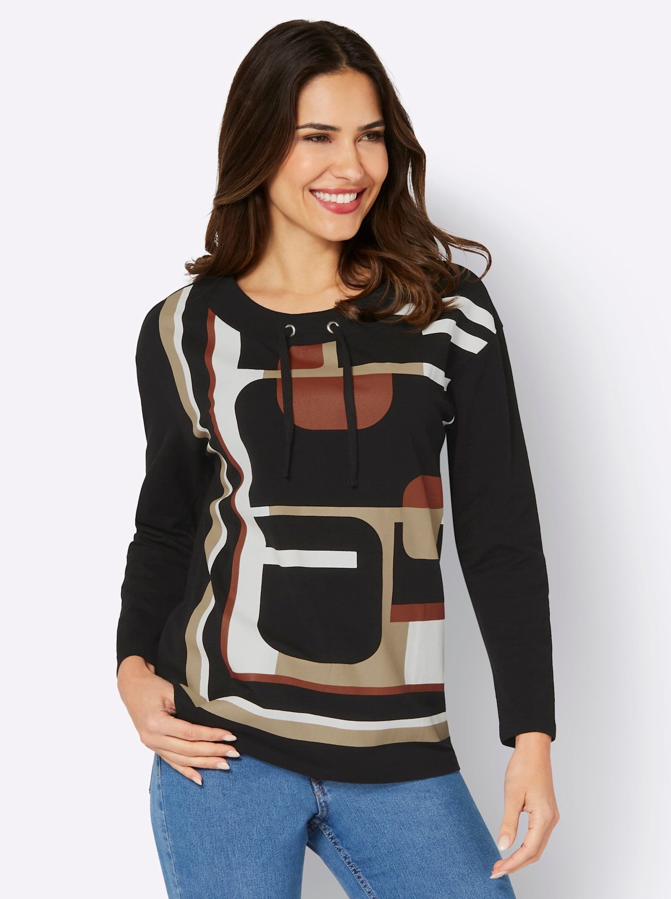 Classic Basics Shirt met lange mouwen (1-delig)
