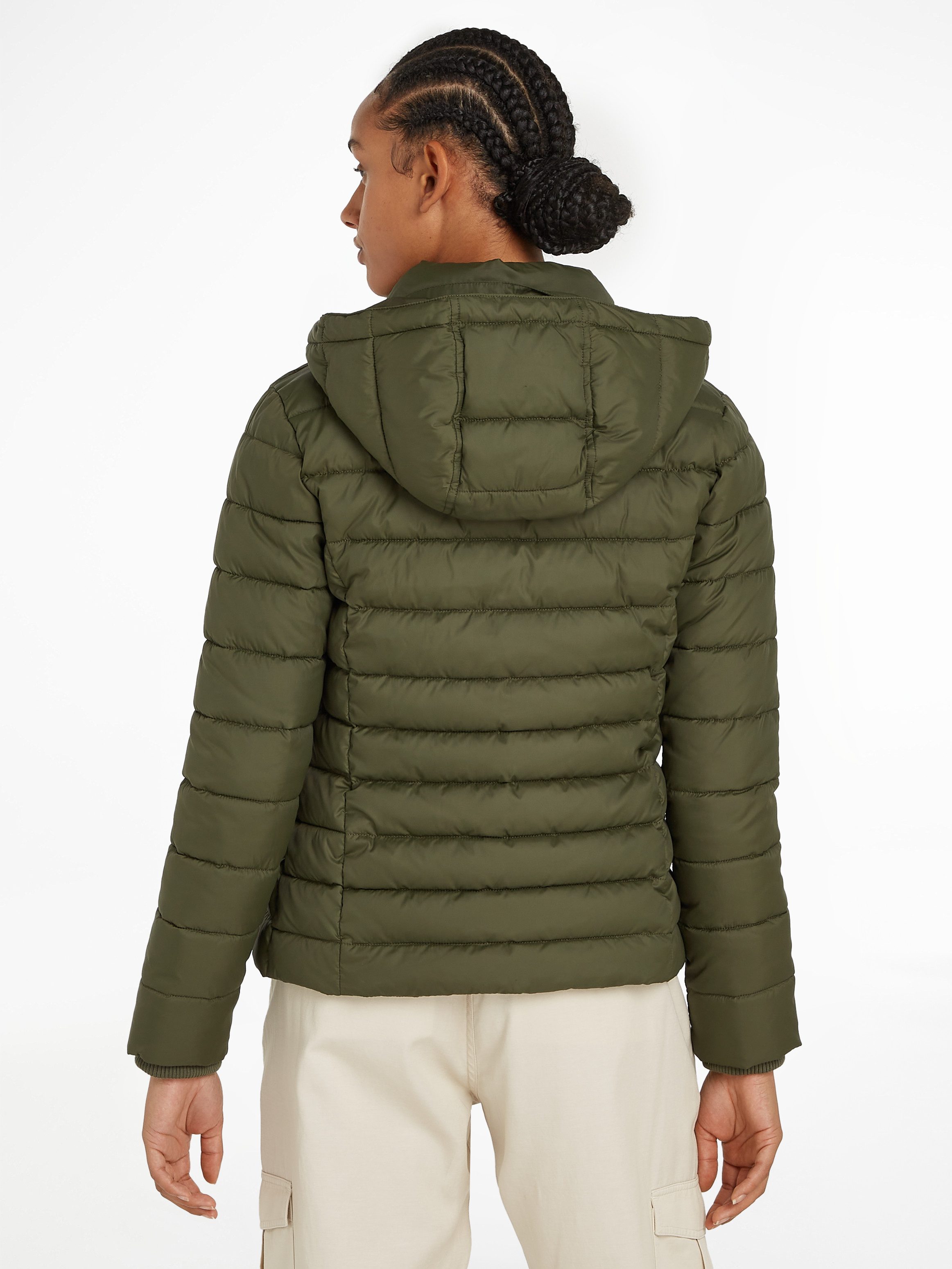 TOMMY JEANS Gewatteerde jas TJW BASIC HOODED JACKET