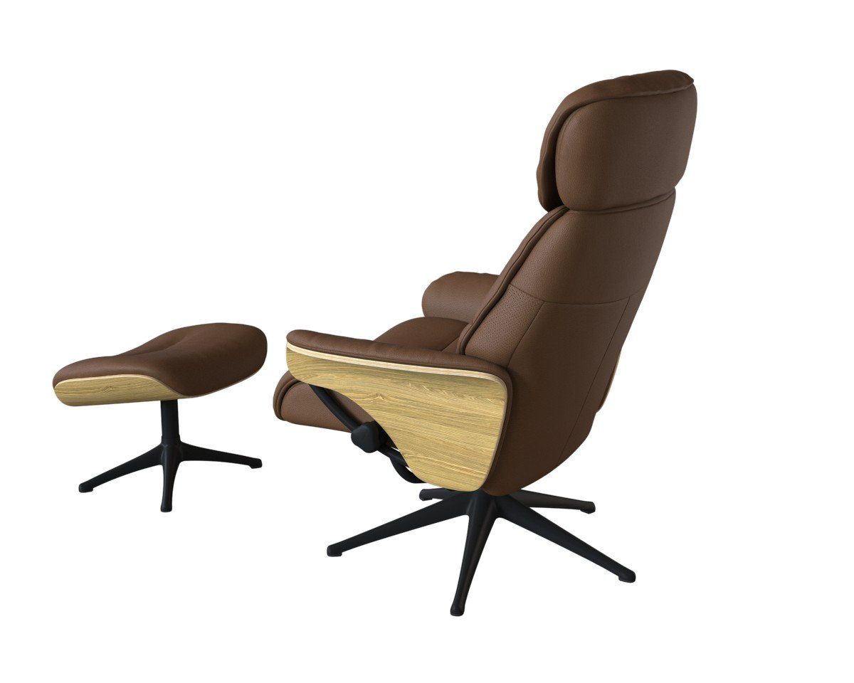FLEXLUX Relaxfauteuil Aarhus, functionele stoel, gestoffeerde stoel, armleuningen, TV-fauteuil