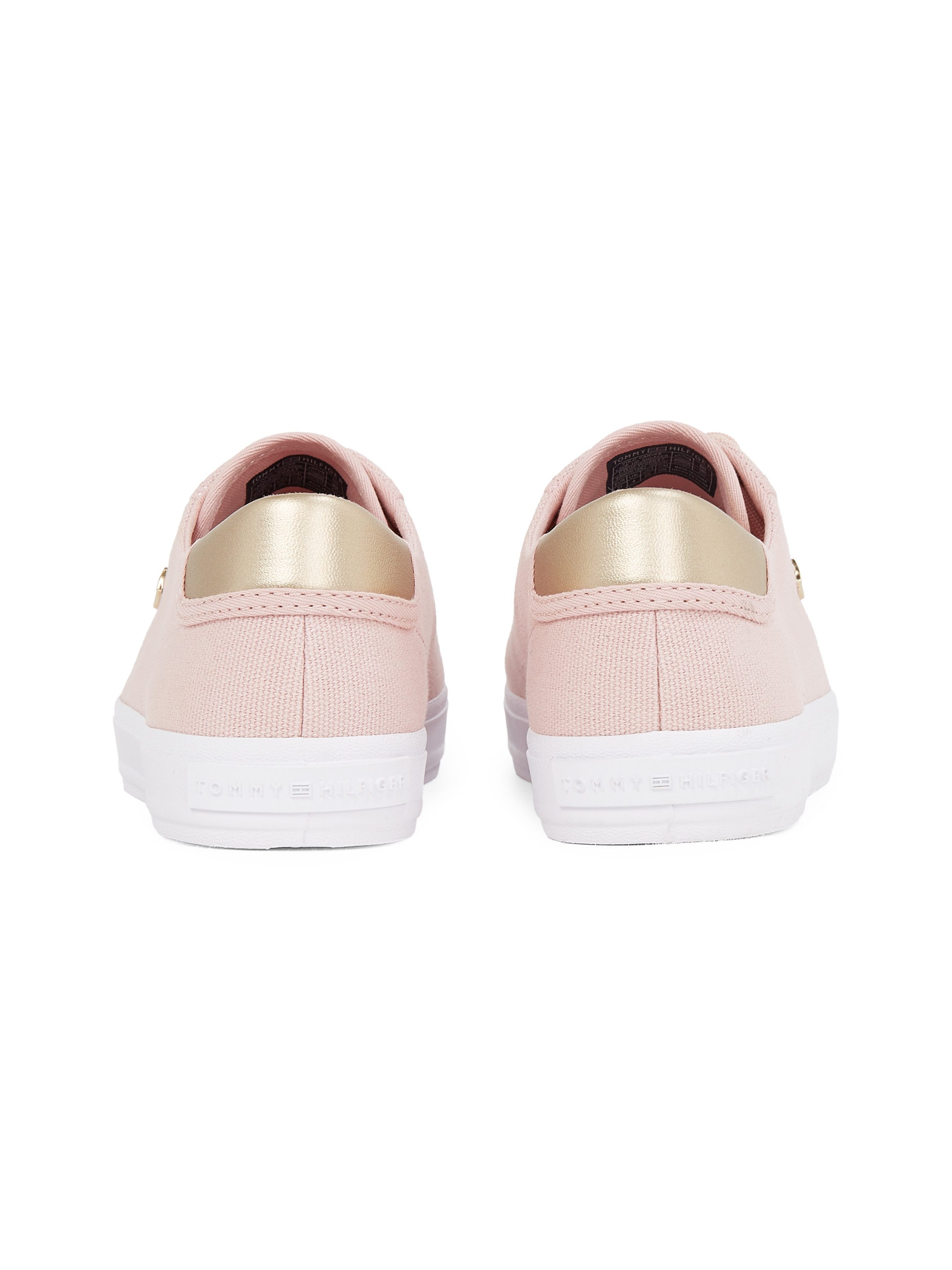 Tommy Hilfiger Plateausneakers VULC CANVAS LACE UP SNEAKER , vrijetijdsschoen, lage schoen, veterschoen, in smalle vorm