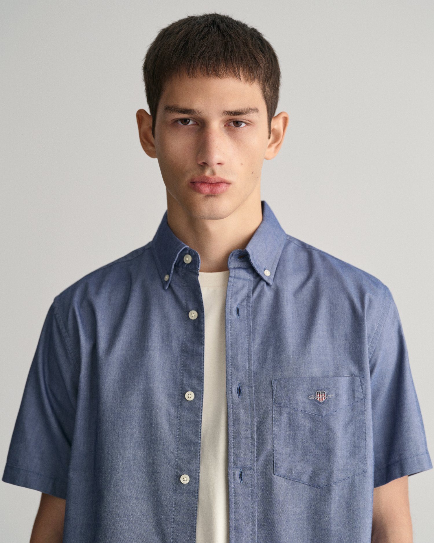 Gant Overhemd met korte mouwen REG OXFORD SHIRT