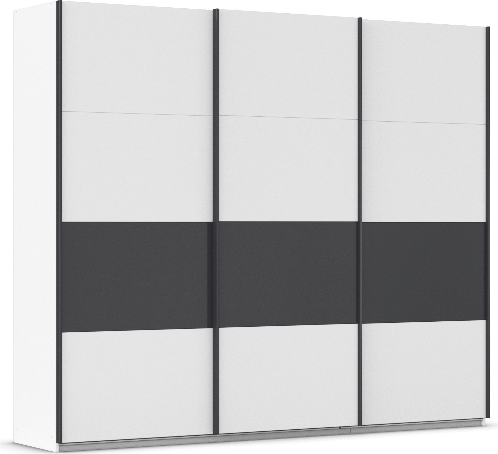 rauch Schuifdeurkast Kledingkast Kast Garderobe CORTONA inclusief indeling, 2 stoffen dozen en extra planken