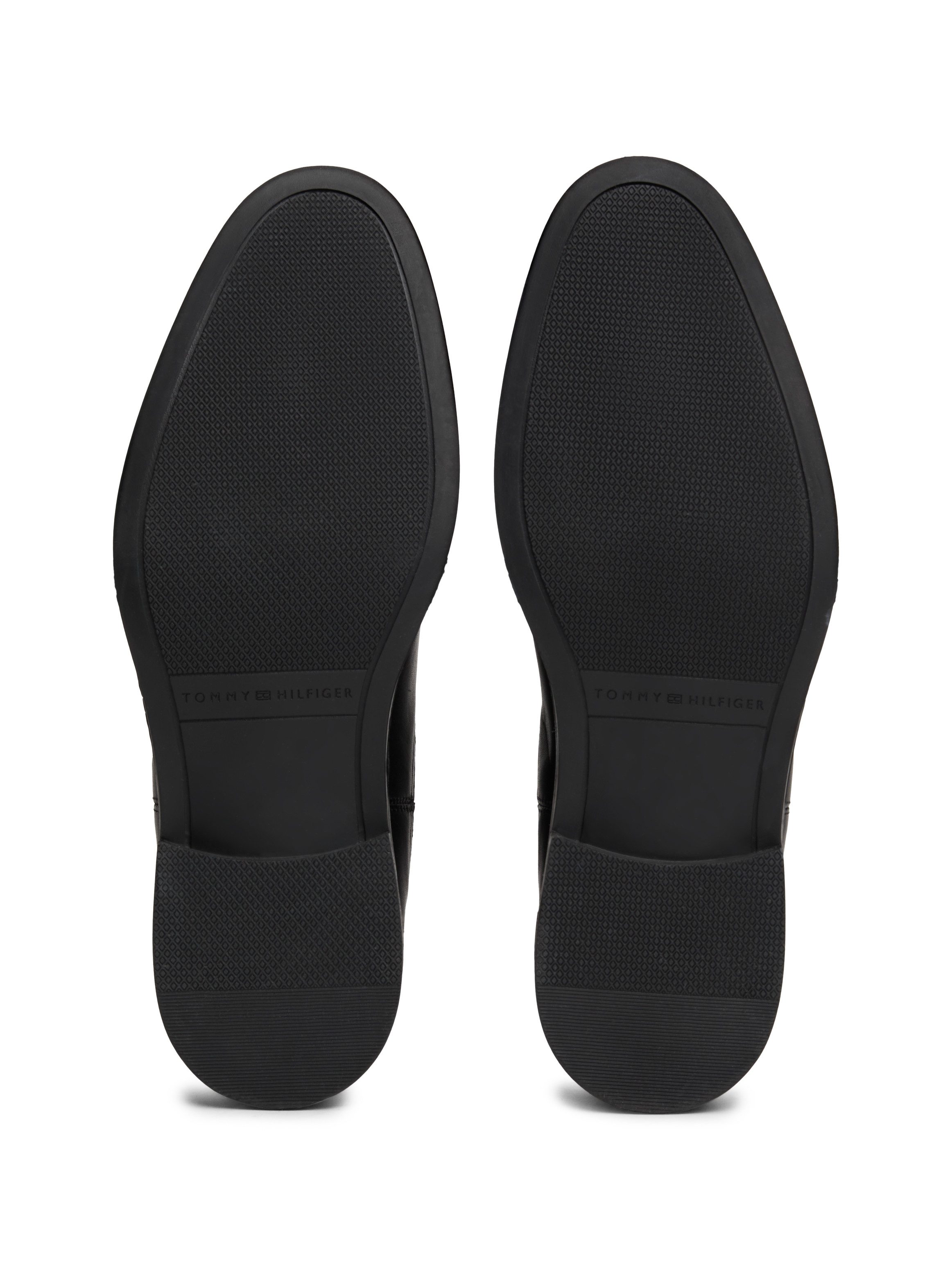 Tommy Hilfiger Chelsea-boots CORE RWB HILFIGER LTH CHELSEA hakken, enkellaars, zakelijke schoen met strepen op de hiel