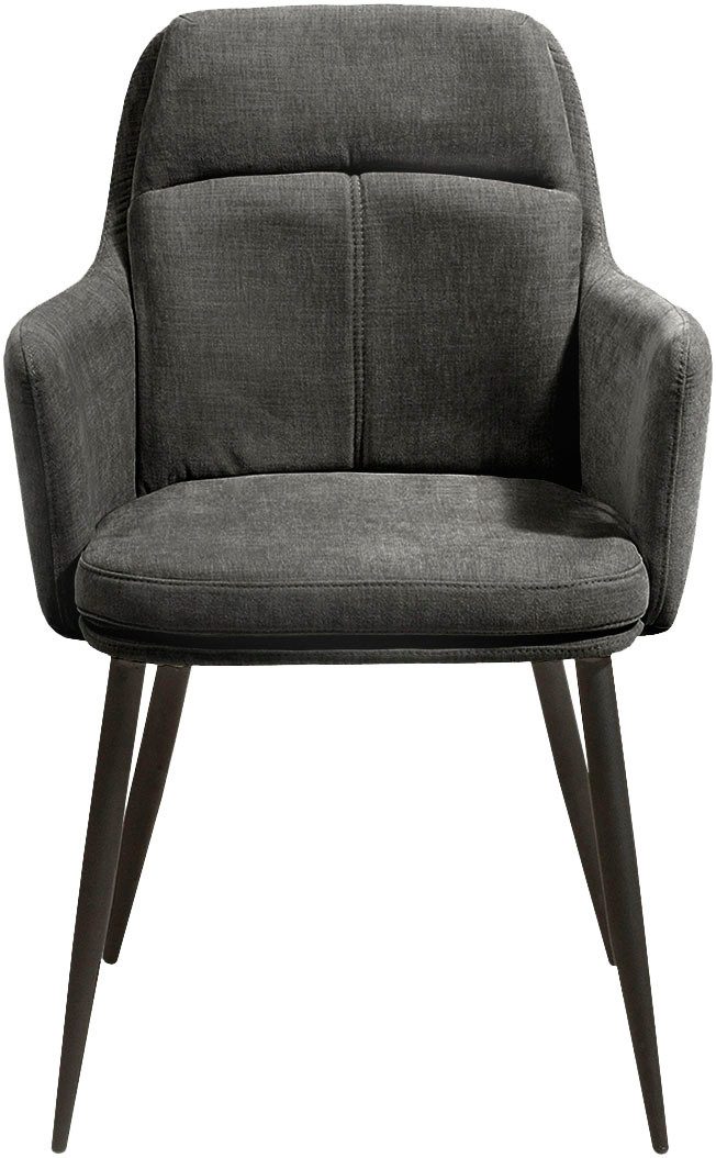 OMG Design Stoel met armleuningen DONNA Zitkuip, comfortabel gepolsterd, eetkamerstoel (set)