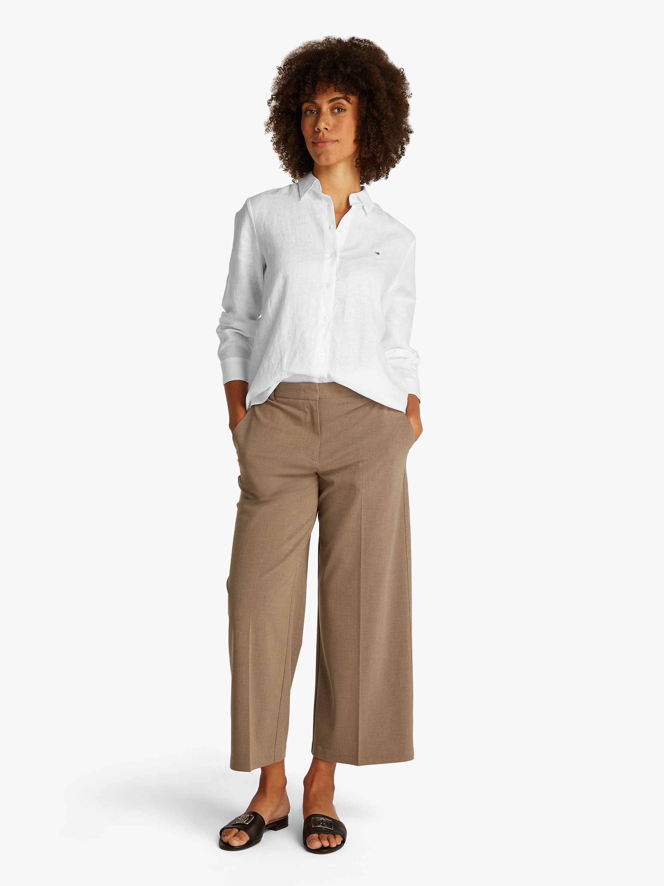 Tommy Hilfiger Overhemdblouse ESS LINEN RELAXED SHIRT