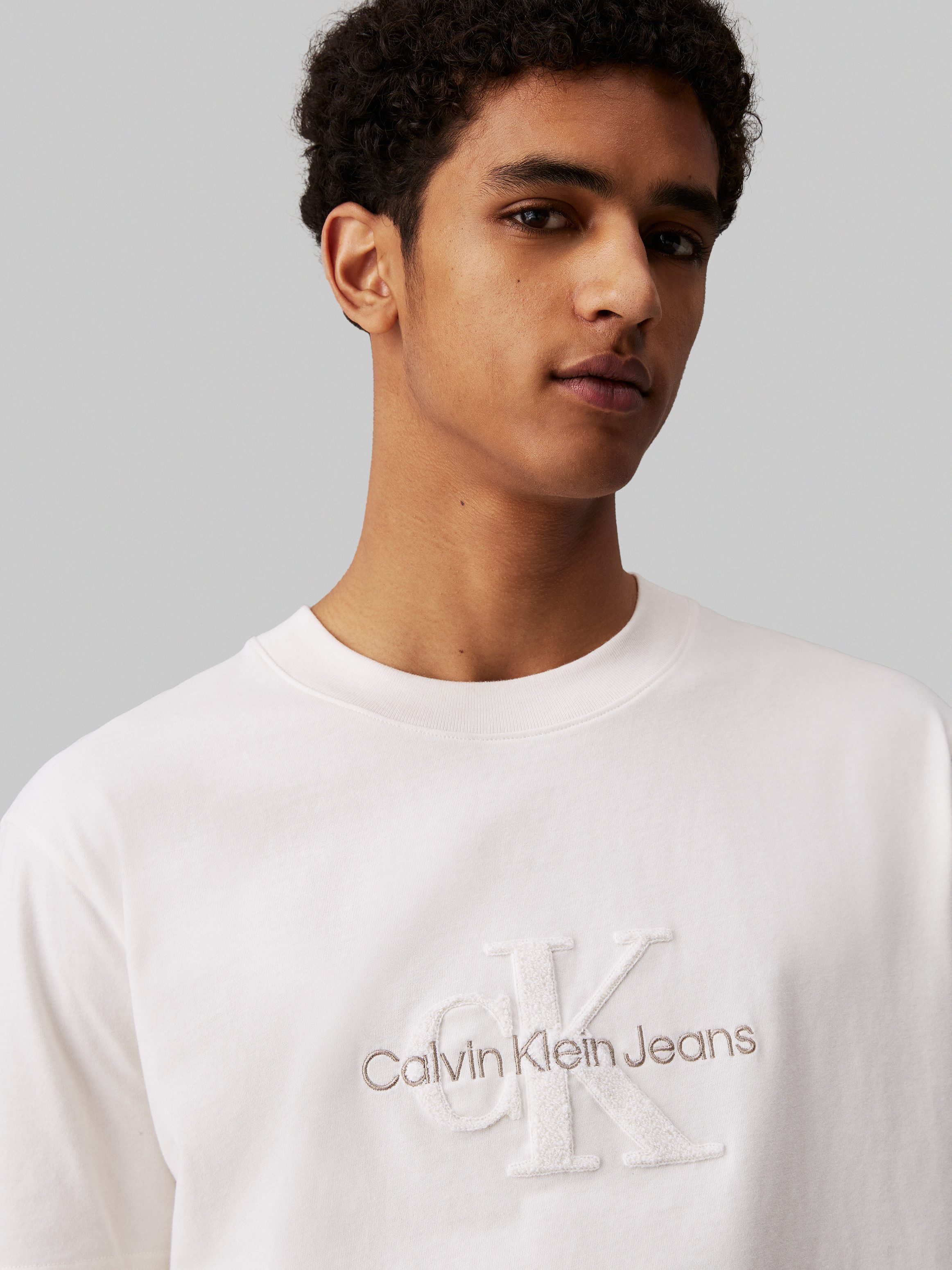 Calvin Klein T-shirt CHENILLE MONOLOGO TEE