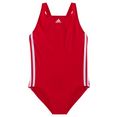 adidas performance badpak athly v 3-stripes met contraststrepen opzij rood
