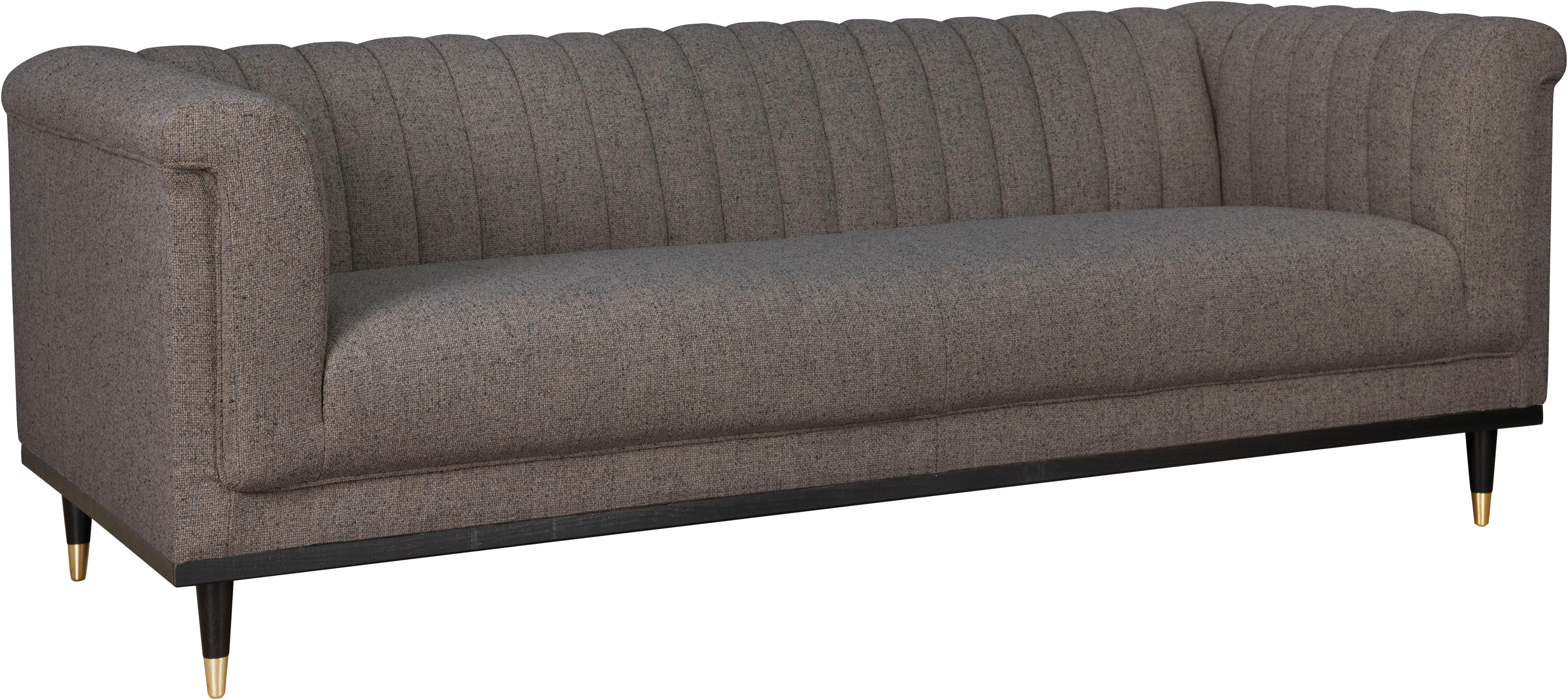 Guido Maria Kretschmer Home&Living 2-zitsbank Chamby met houten rand onder en stiksels bij de leuning