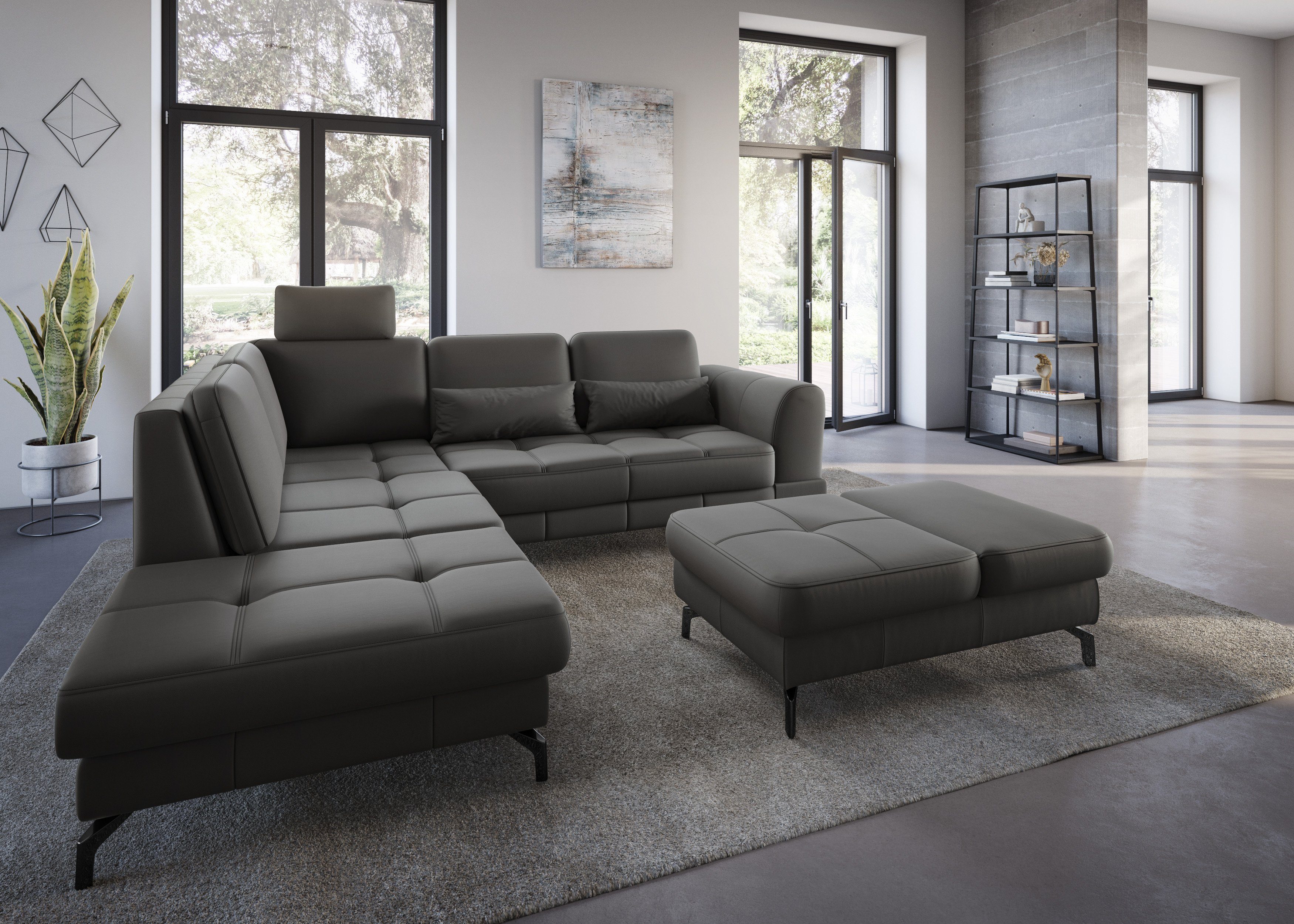 sit&more Hocker Bendigo met inklapfunctie, bodemvrijheid 12 cm, naar keuze in 2 pootkleuren