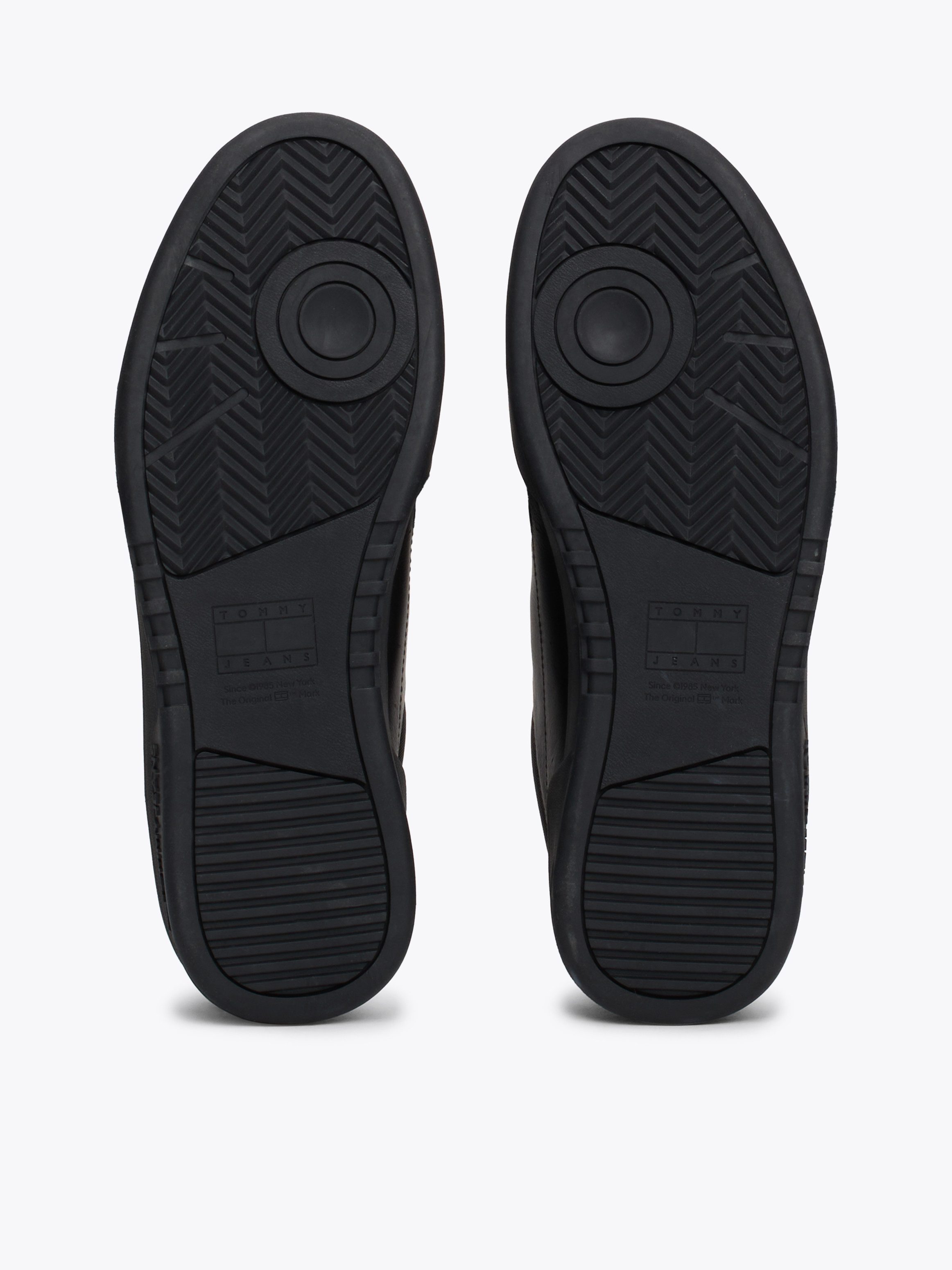 TOMMY JEANS Sneakers (NEW) TJM CUPSOLE LEATHER ESS , vrijetijdsschoen, lage schoen, veterschoen in basket-look