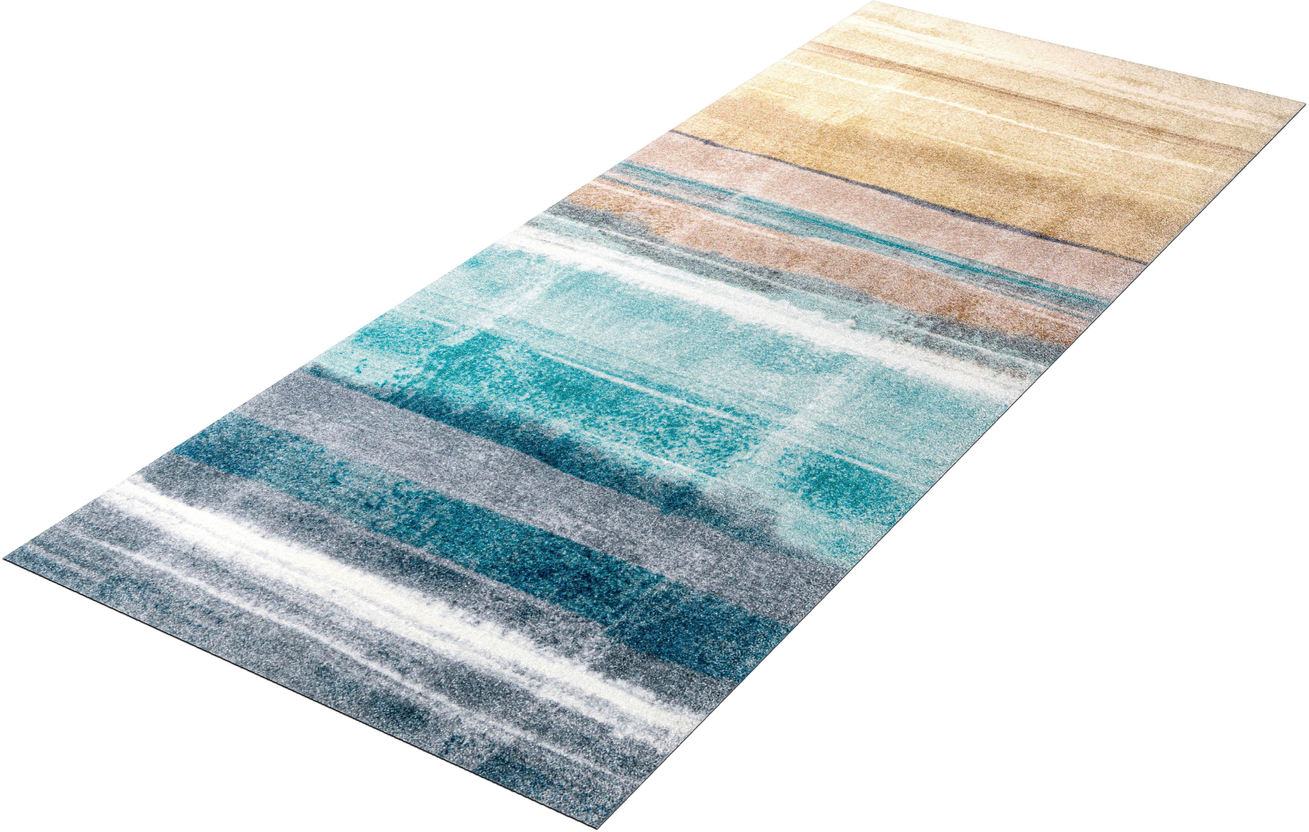 wash+dry by Kleen-Tex Loper Frerik Inloopmatten, antislip, geschikt voor binnen en buiten, wasbaar lopers multicolor