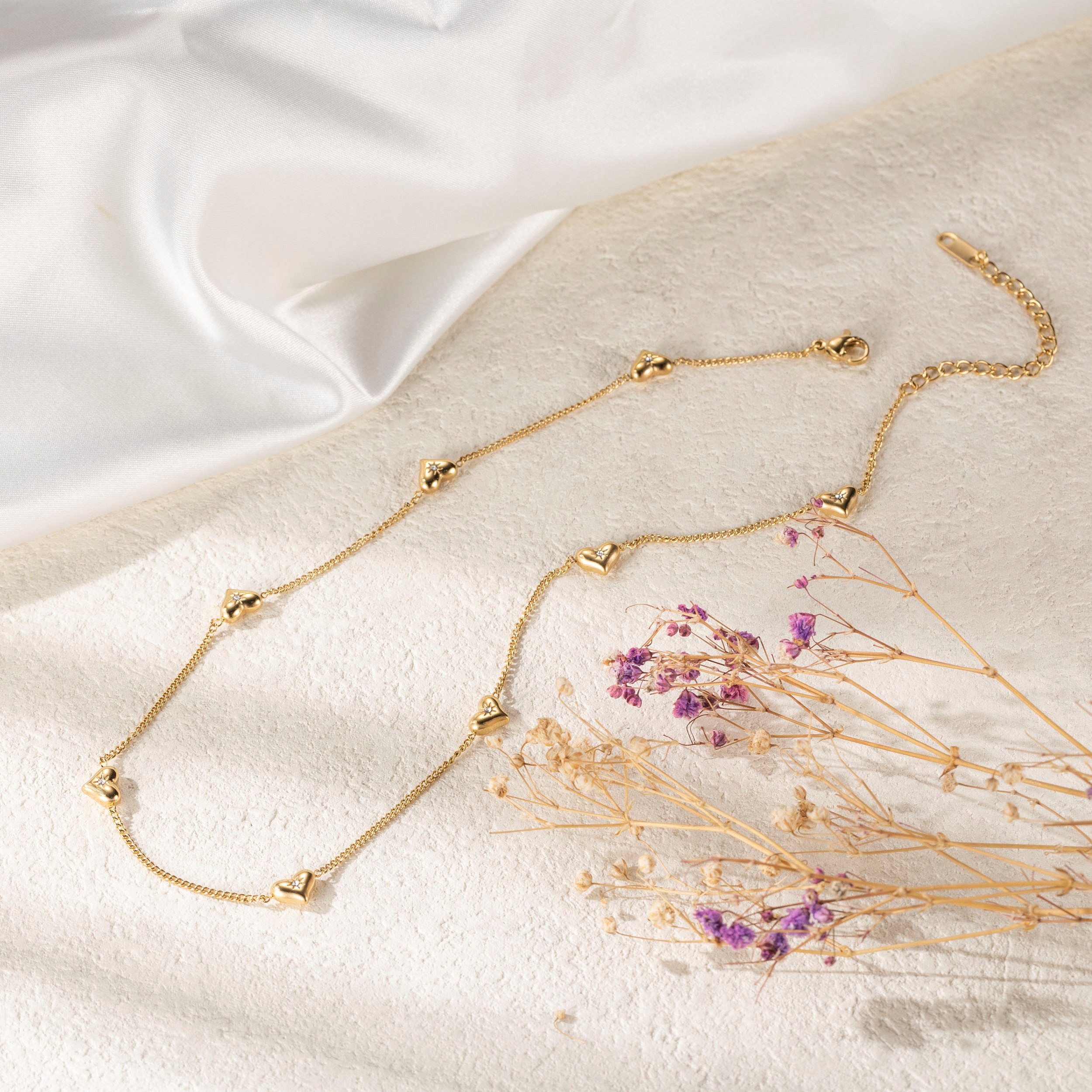 Firetti Hartketting Sieraden cadeau roestvrijstalen halssieraden halsketting ankerkette hart