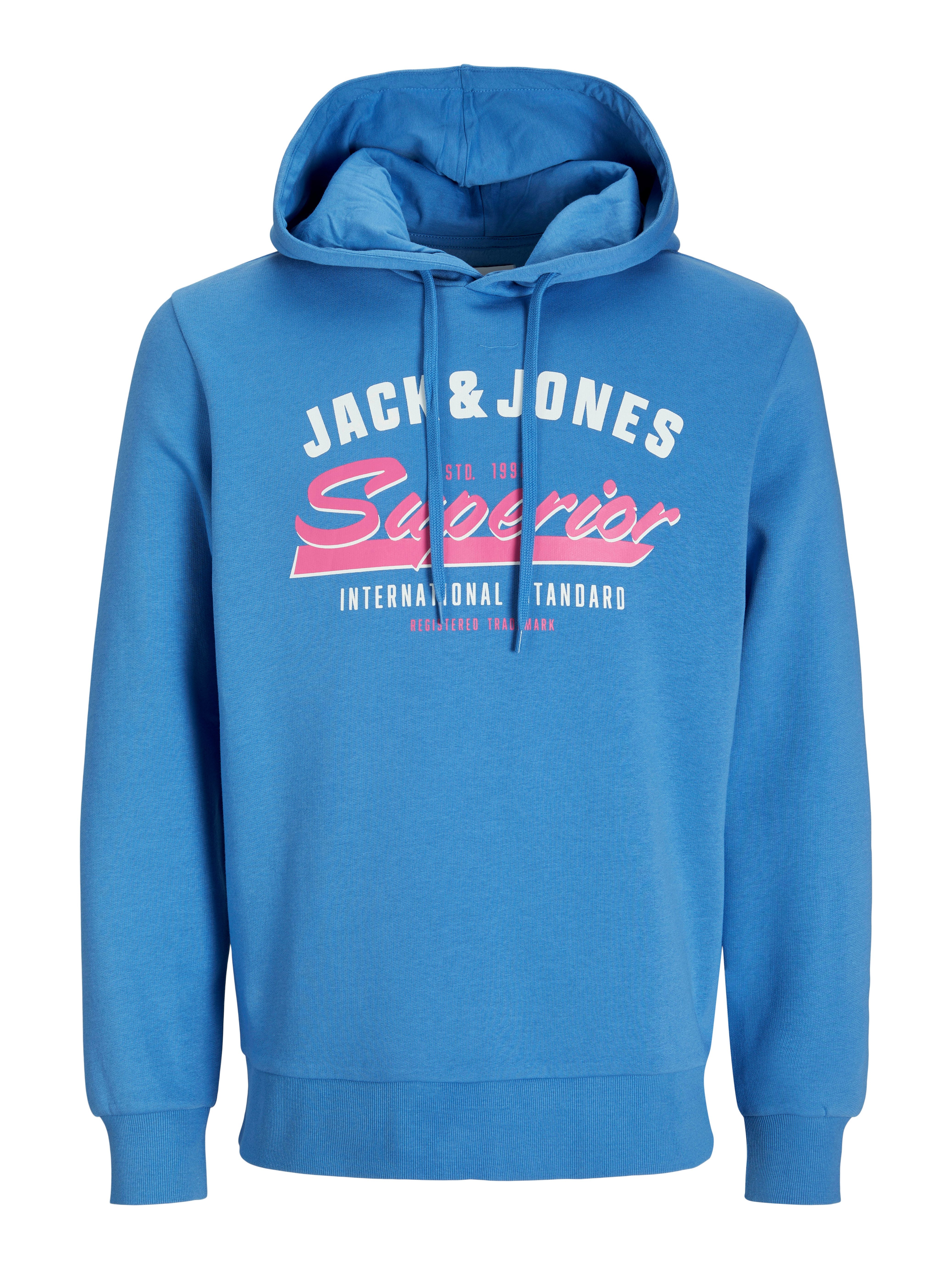 Jack & Jones Hoodie JJELOGO SWEAT HOOD 2 COL 24/25 NOOS