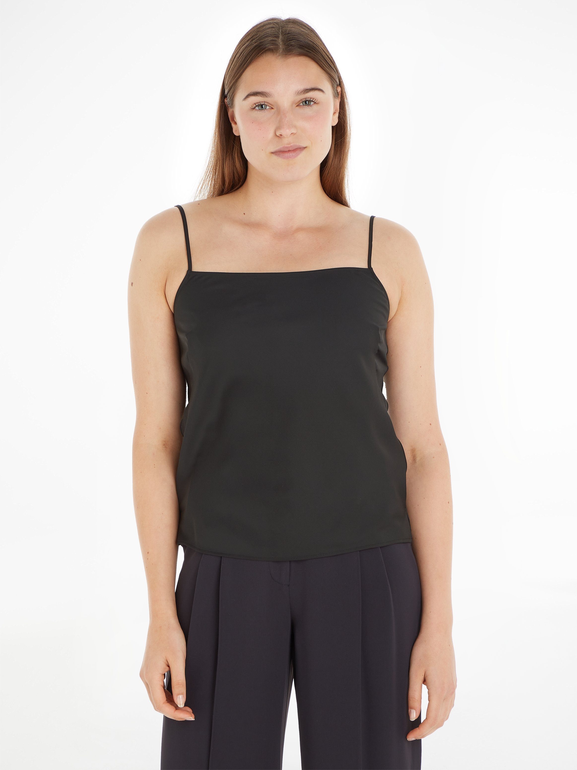 Calvin Klein Top met spaghettibandjes RECYCLED CDC CAMI TOP