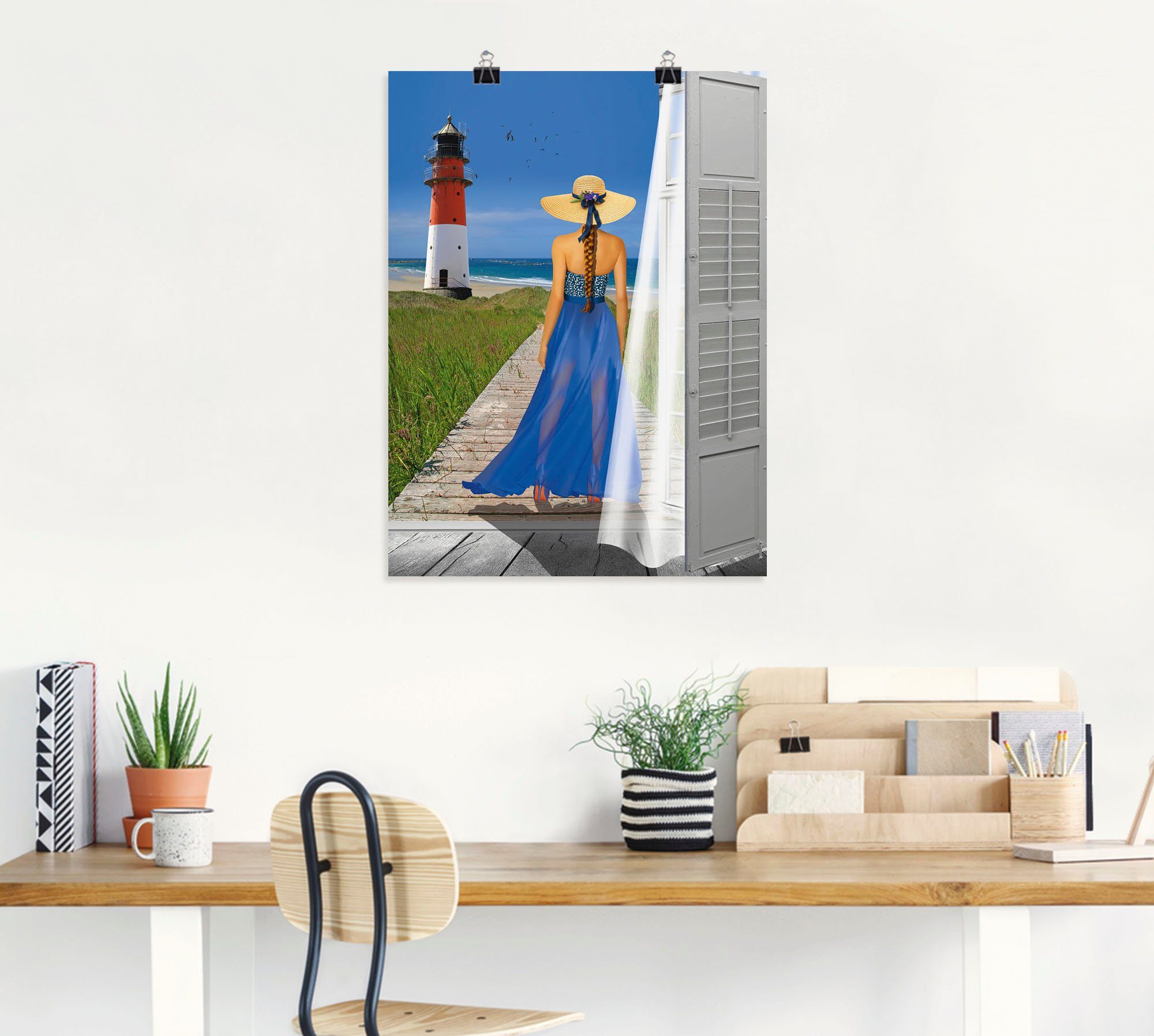 Artland Artprint Vakantie aan de zee als poster, muursticker in verschillende maten