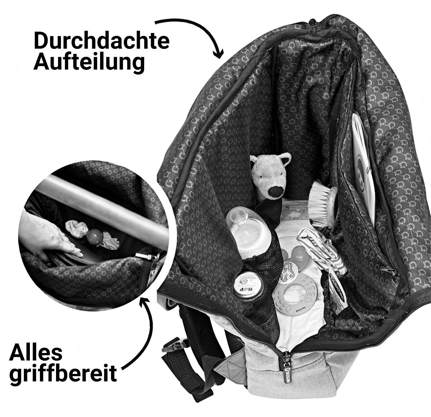 Gesslein Luierrugzak N°6, varen Made in Germany