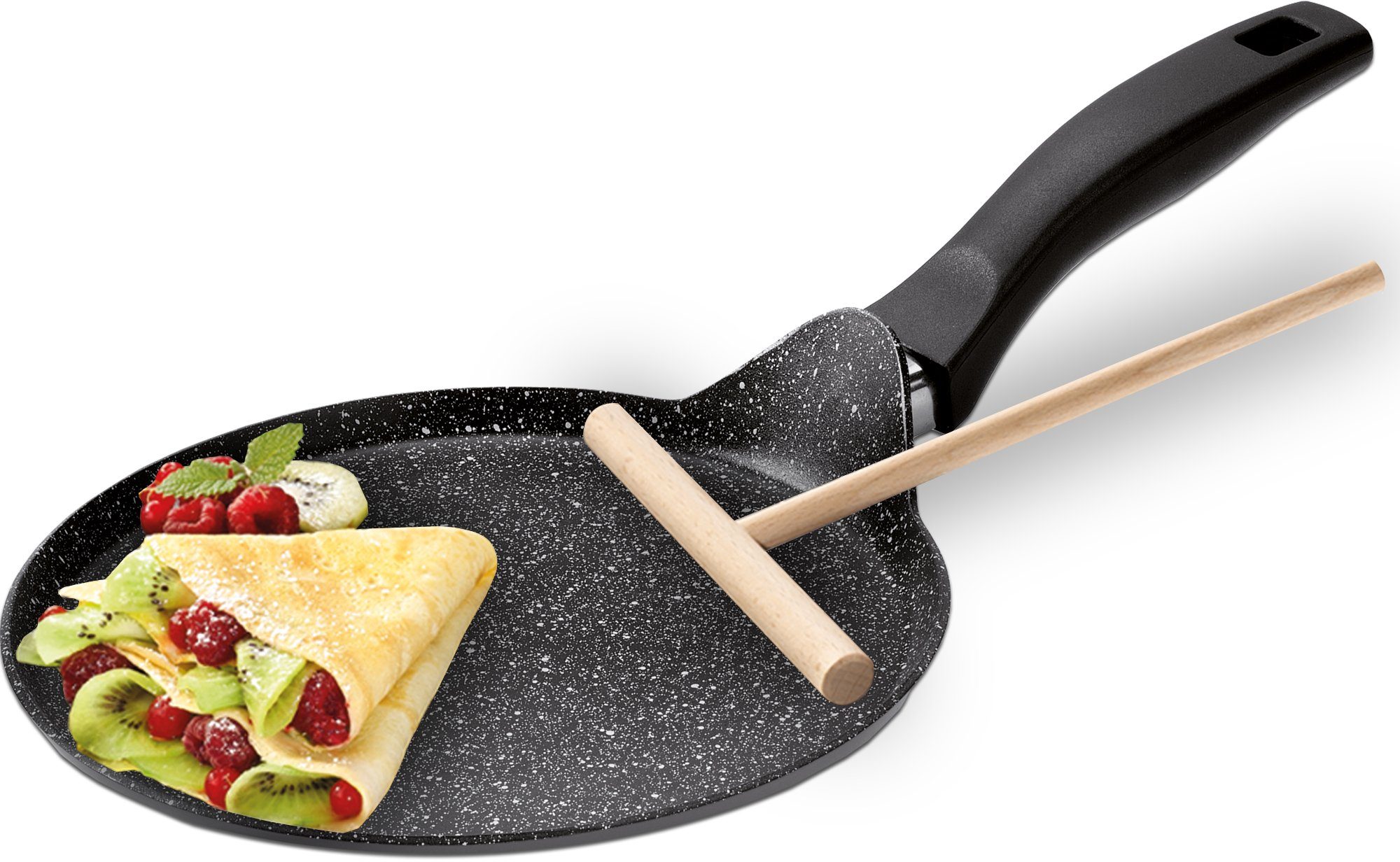 STONELINE Flensjespan Ø 25 cm, inductie, met deegverdeler