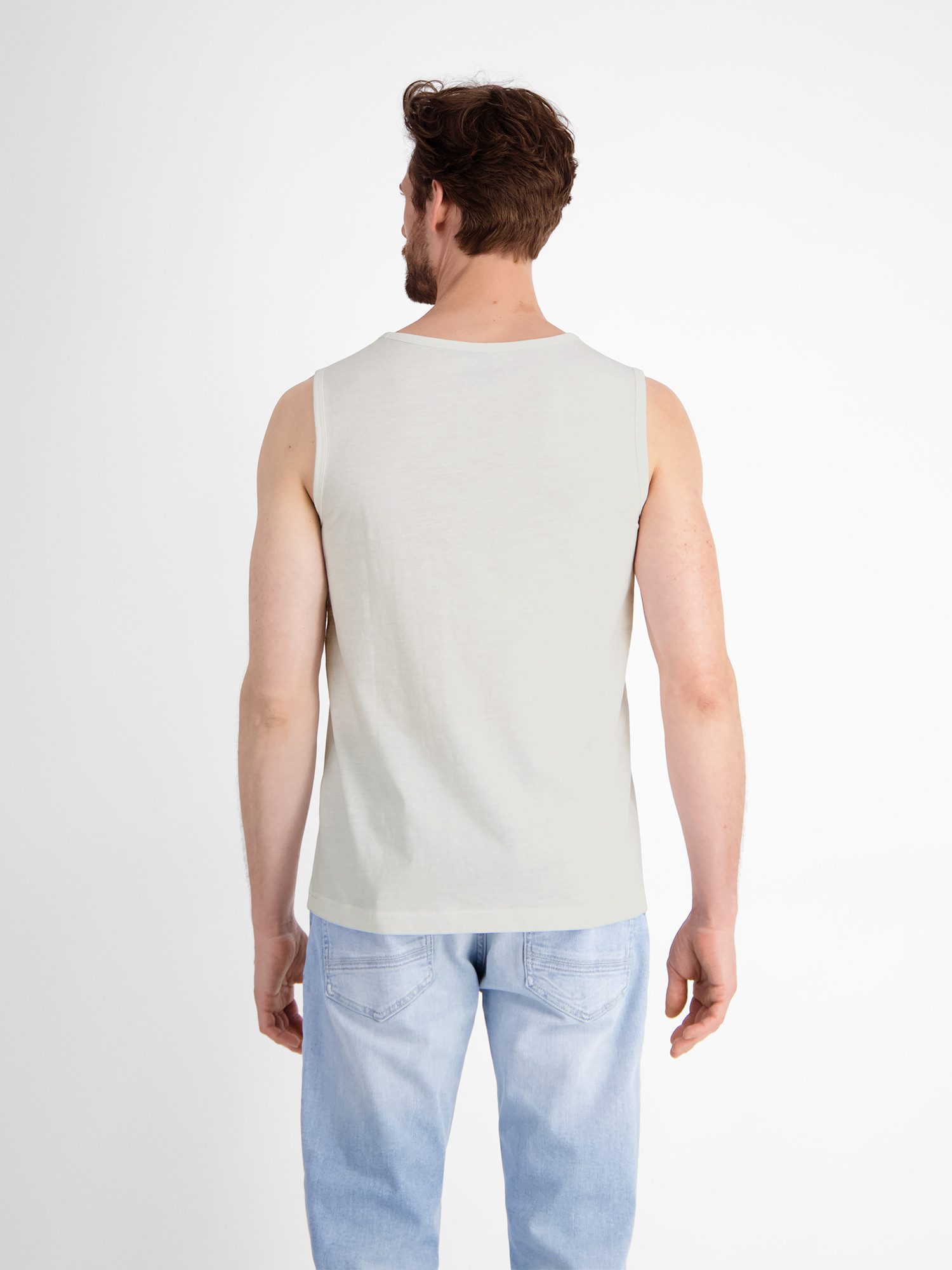 Lerros Muscle-shirt LERROS heren tanktop met borstprint