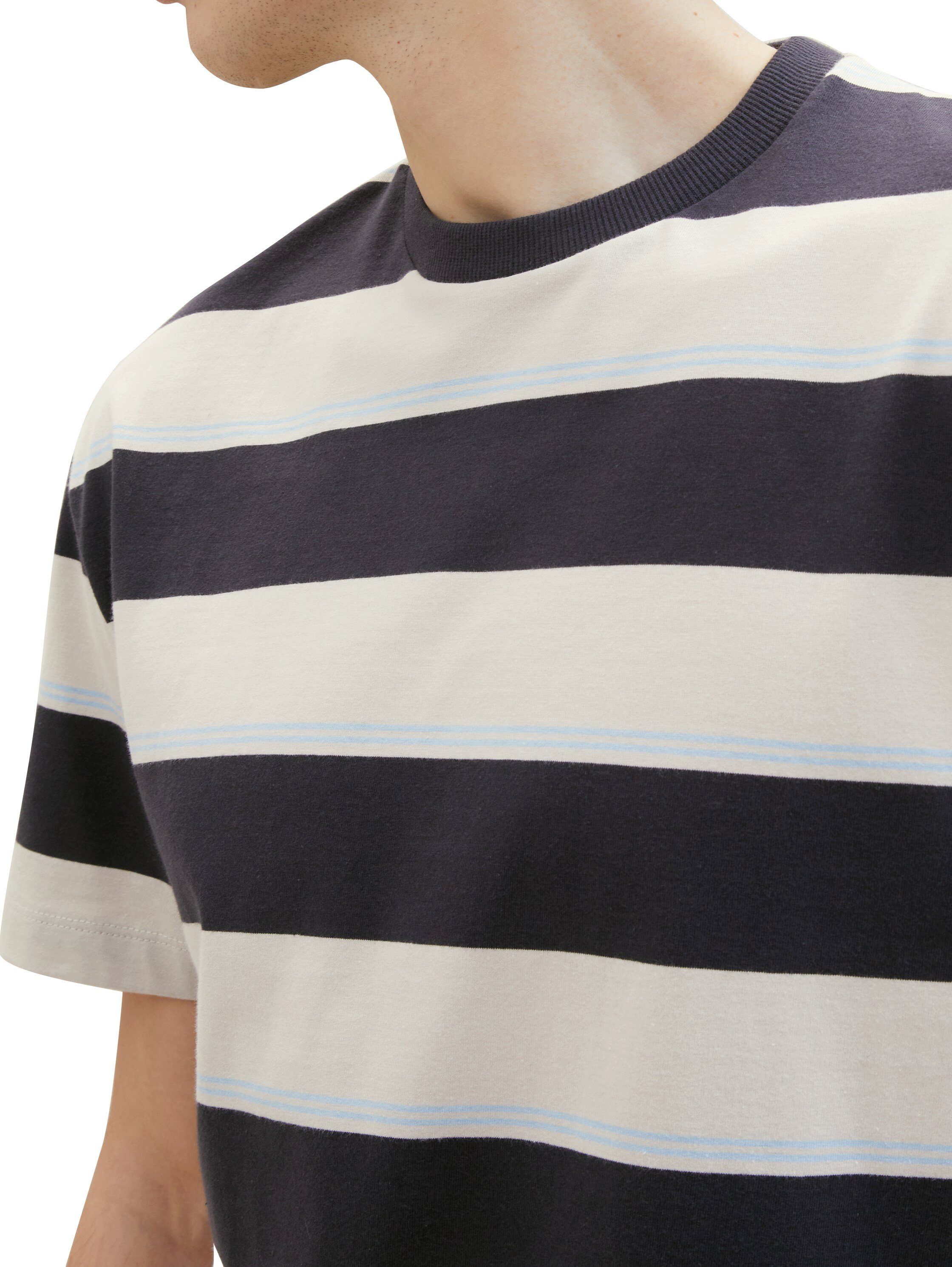Tom Tailor Denim T-shirt in streep-look