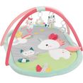 fehn speelboog aiko  yuki 3d-activity-deken met speelkleed multicolor