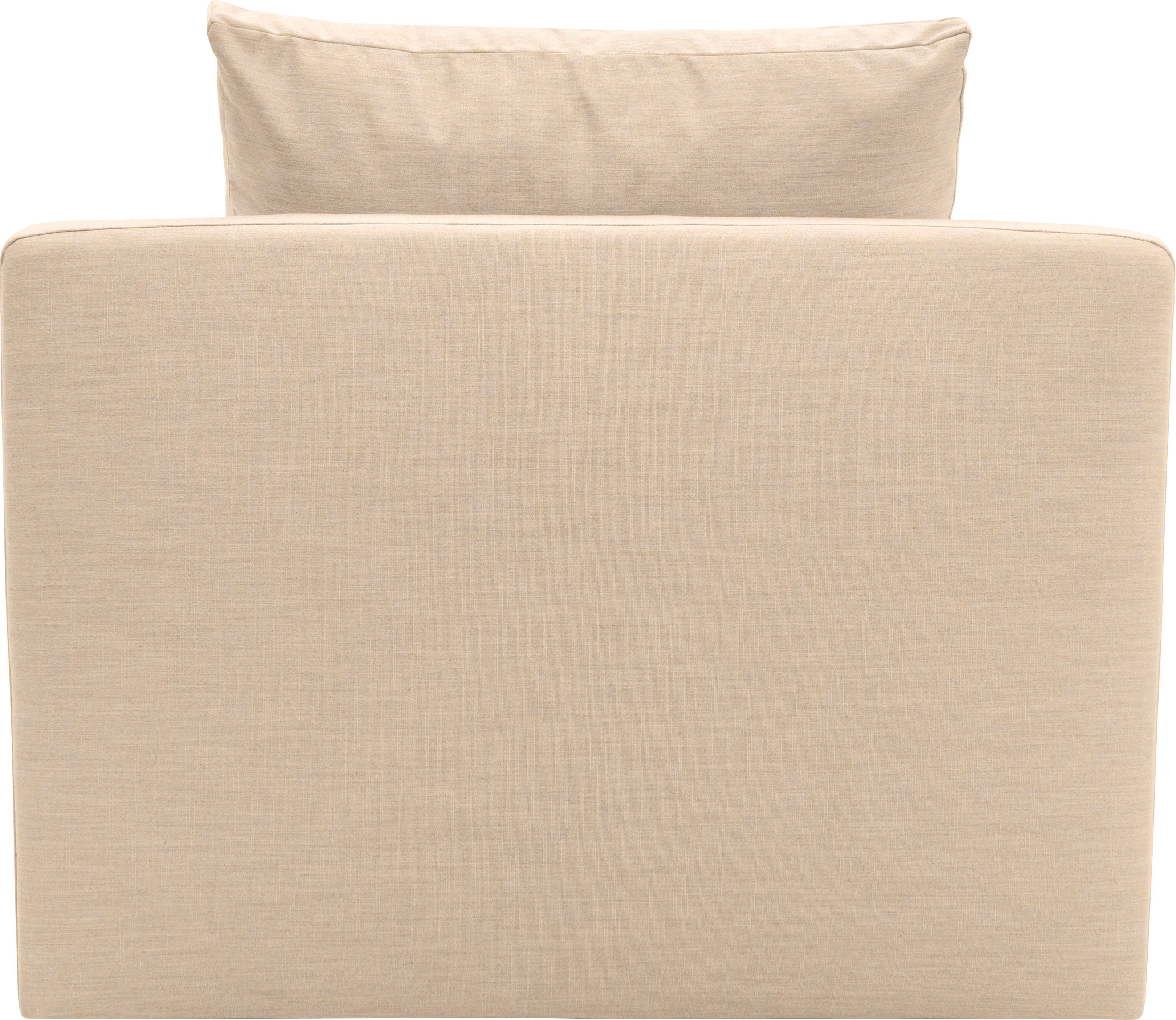 DOMO collection Sofaelement Solskin, individueel uitbreidbaar/combineerbaar met losse kussens. rug- en zijpanelen als steeksysteem.