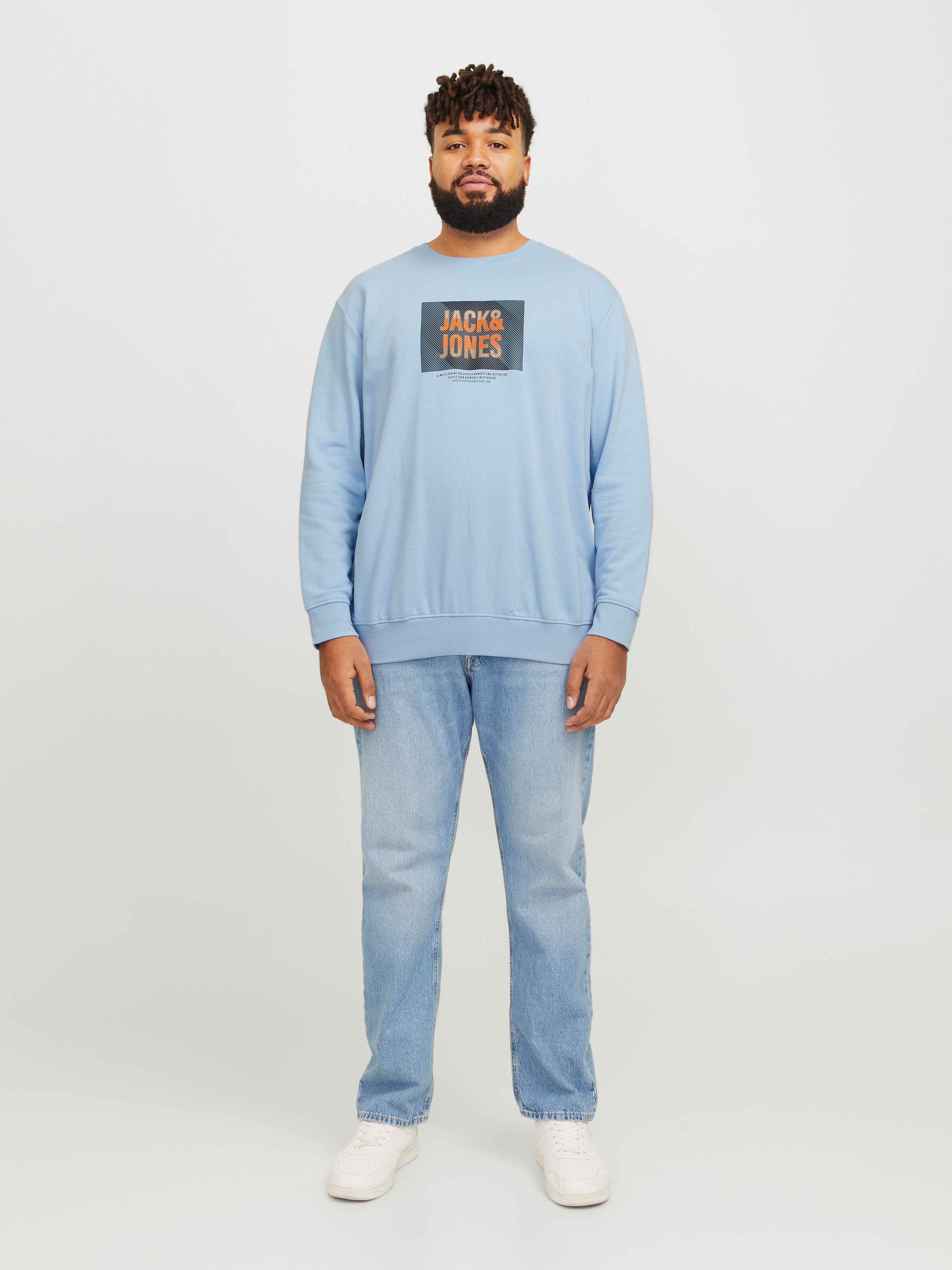 Jack & Jones PlusSize Sweatshirt JJHUDSON SWEAT CREW NECK PLS