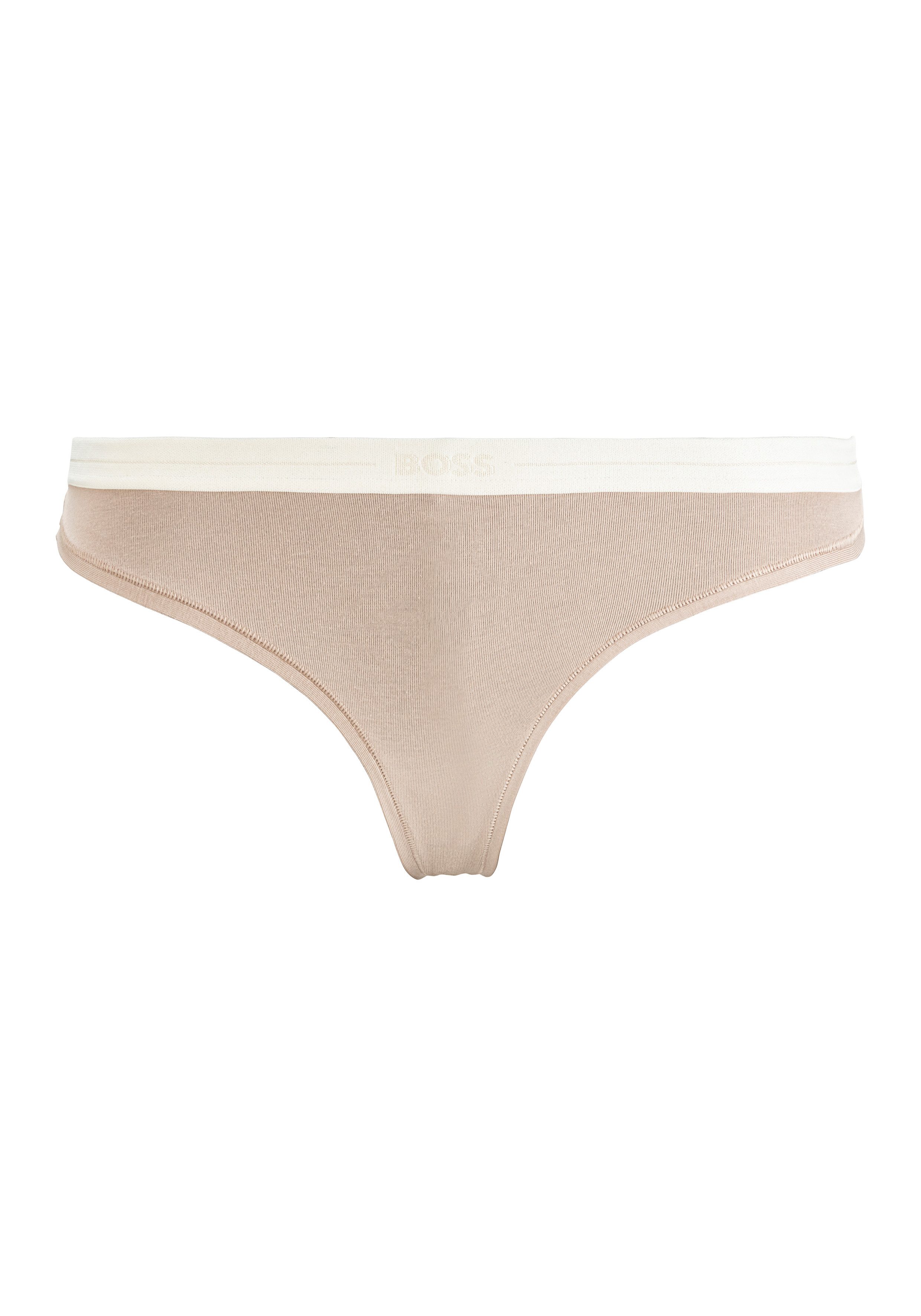 BOSS String 3P THONG met boss-logo tailleband (3 stuks)