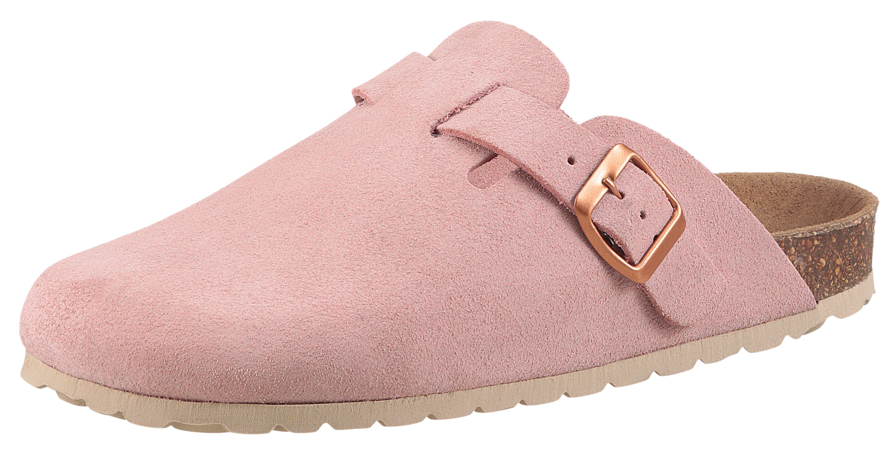 Aniston SHOES Clogs pantoffel, zomerschoen, met ergonomisch voetbed - nieuwe collectie dames clogs maat 39 EU roze