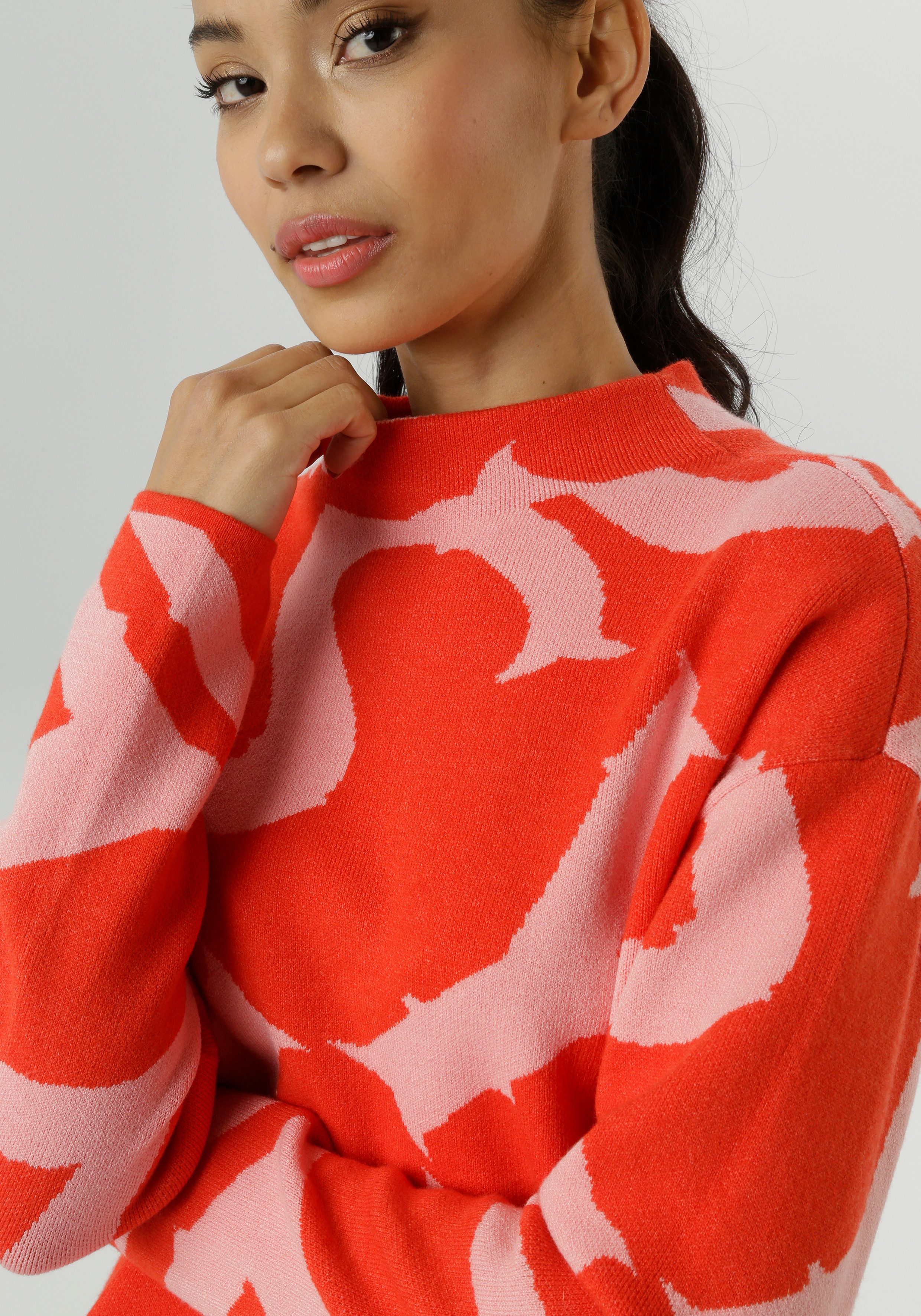 Aniston SELECTED Gebreide trui met elegant jacquard-patroon - nieuwe collectie