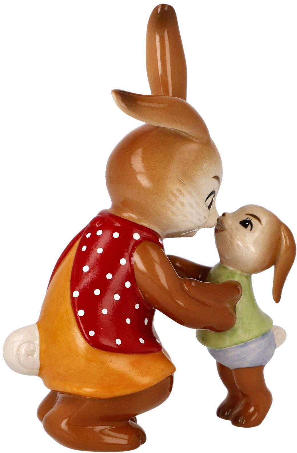 Goebel Paashaas Klein Schat Verzamelfiguur, konijn moeder met konijn kind (1 stuk)