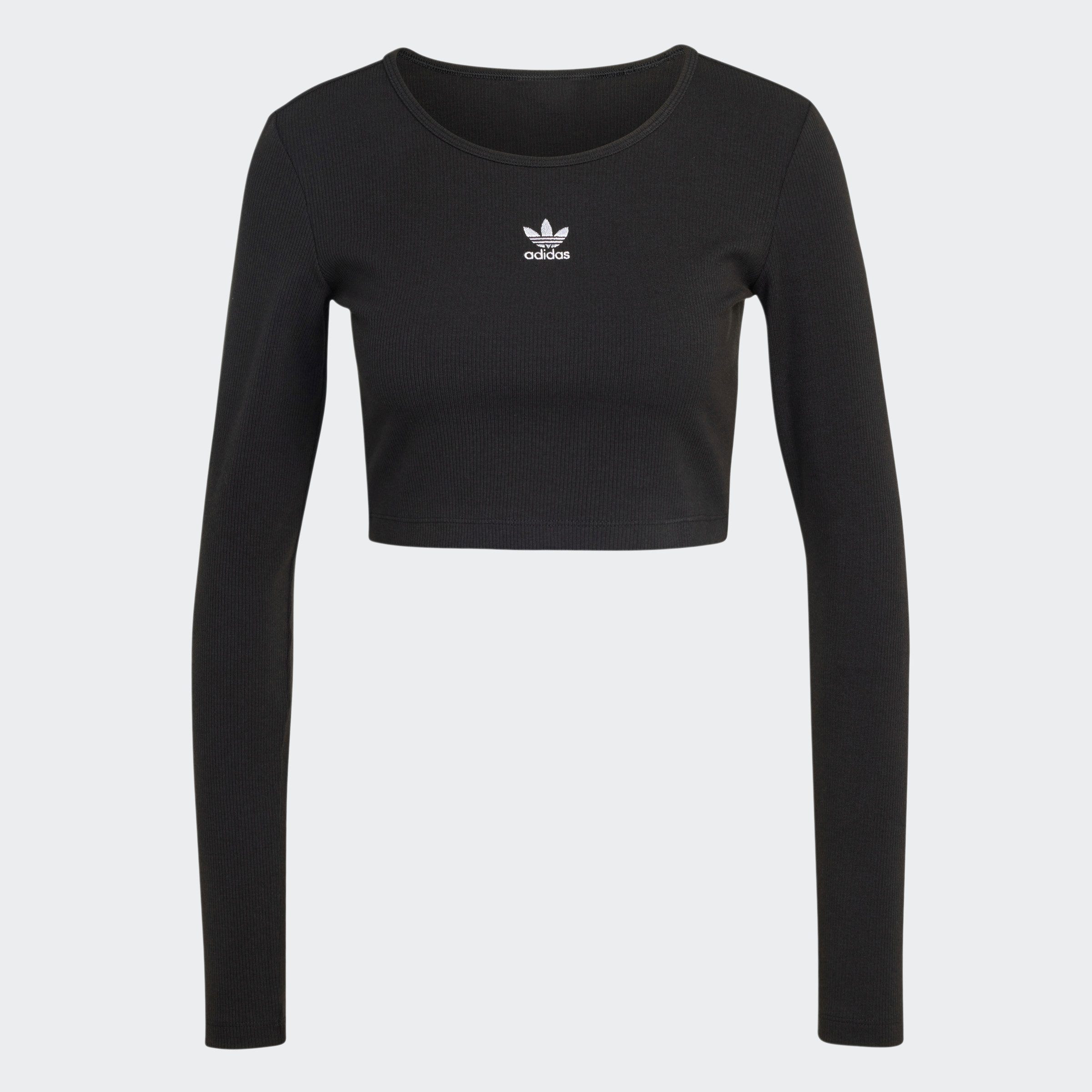 adidas Originals Shirt met lange mouwen ESS CROP LS