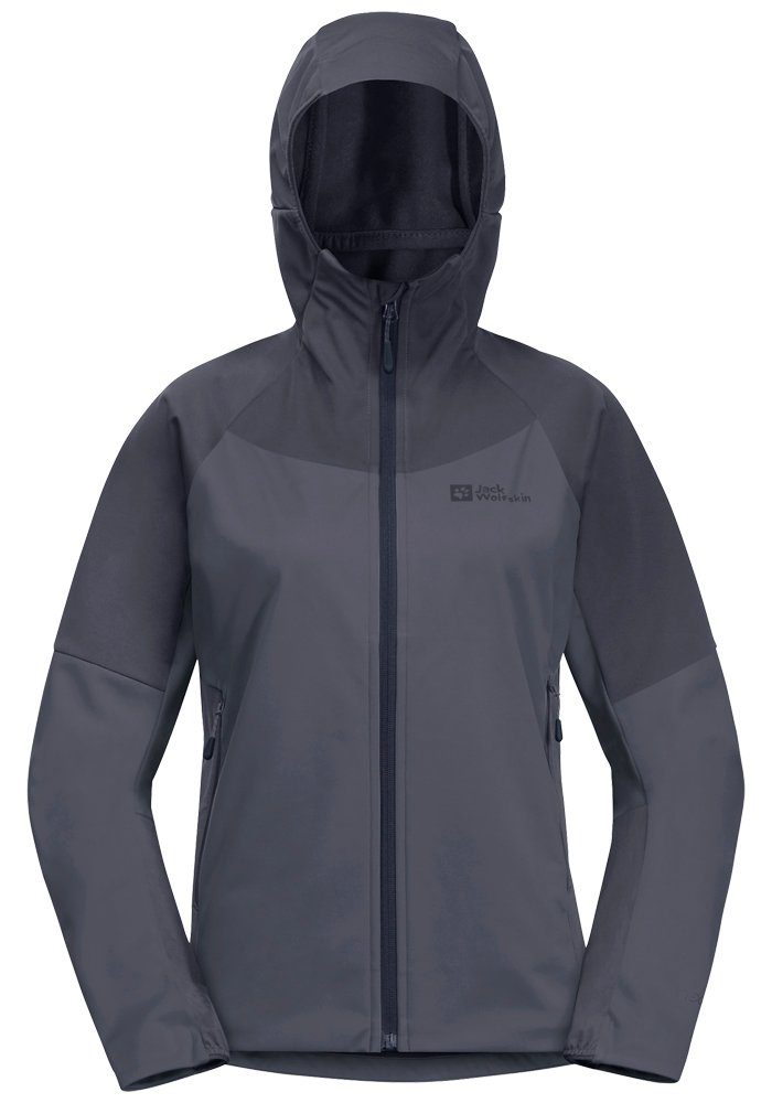 Jack Wolfskin Outdoorjack BRISSTAL HOODY W
