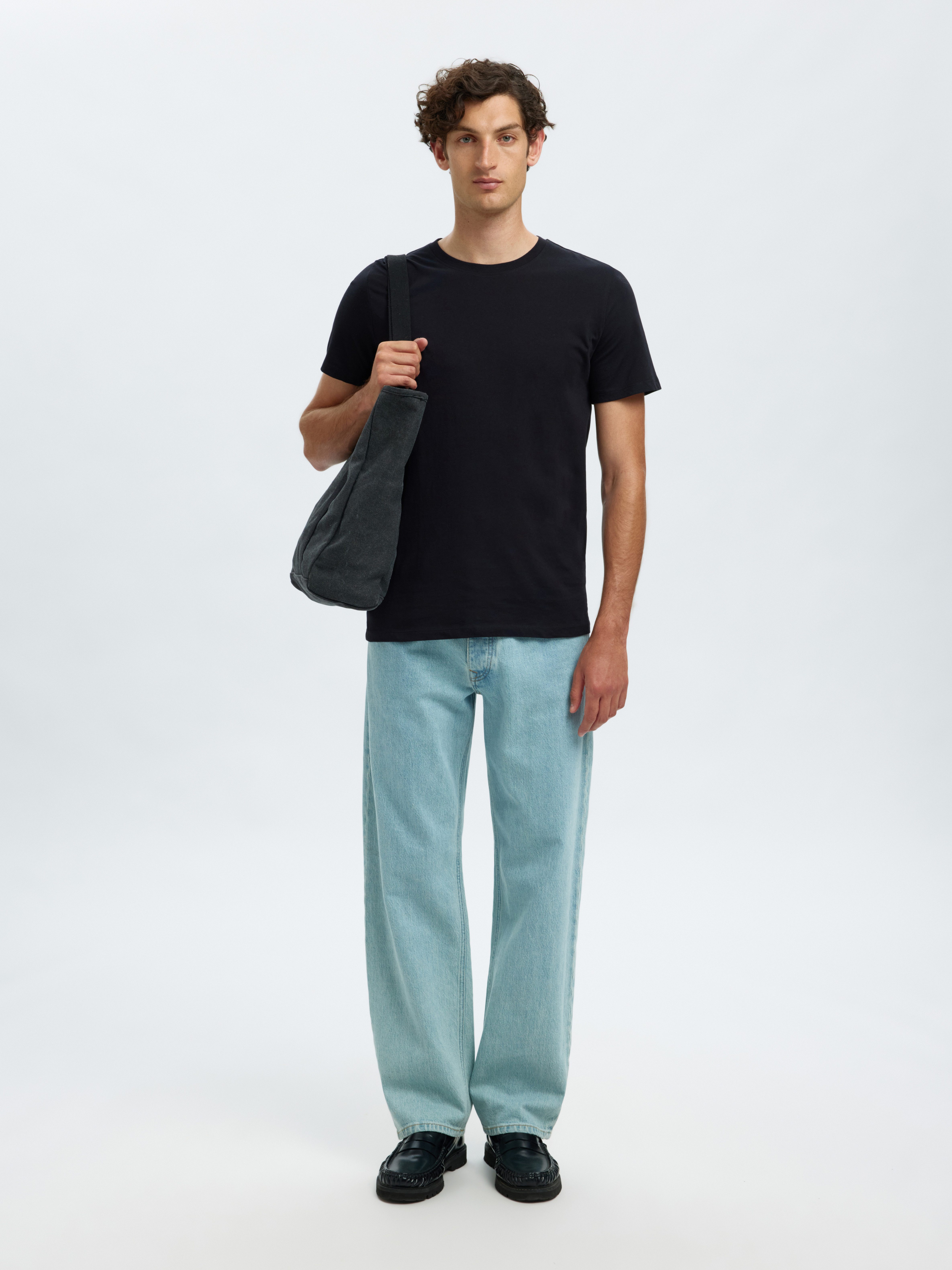 SELECTED HOMME Shirt met ronde hals SLHCORMAC SS O-NECK TEE 5 PACK NOOS (set, 5-delig)