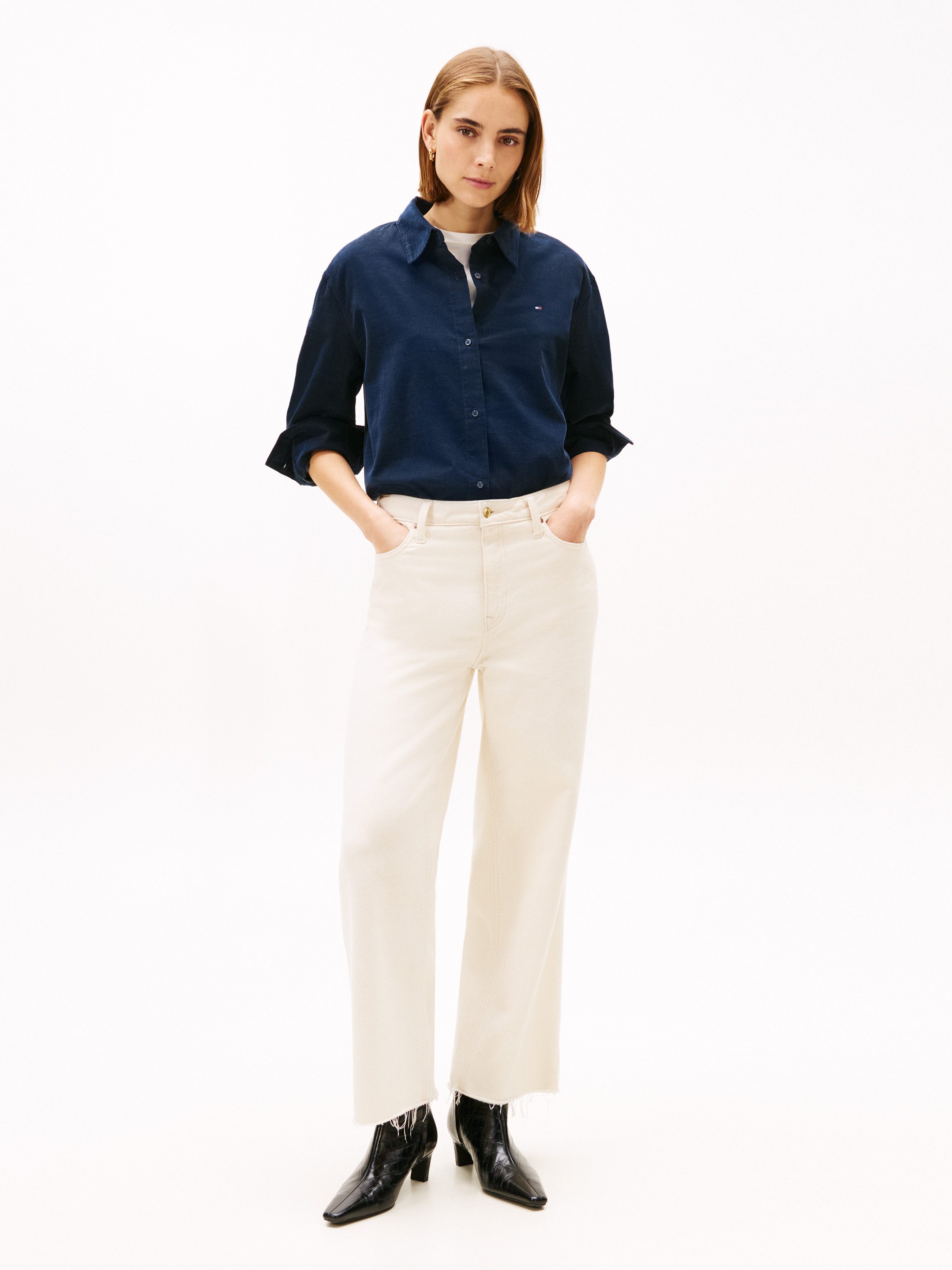 Tommy Hilfiger Shirtblouse CORDUROY RELAXED SHIRT