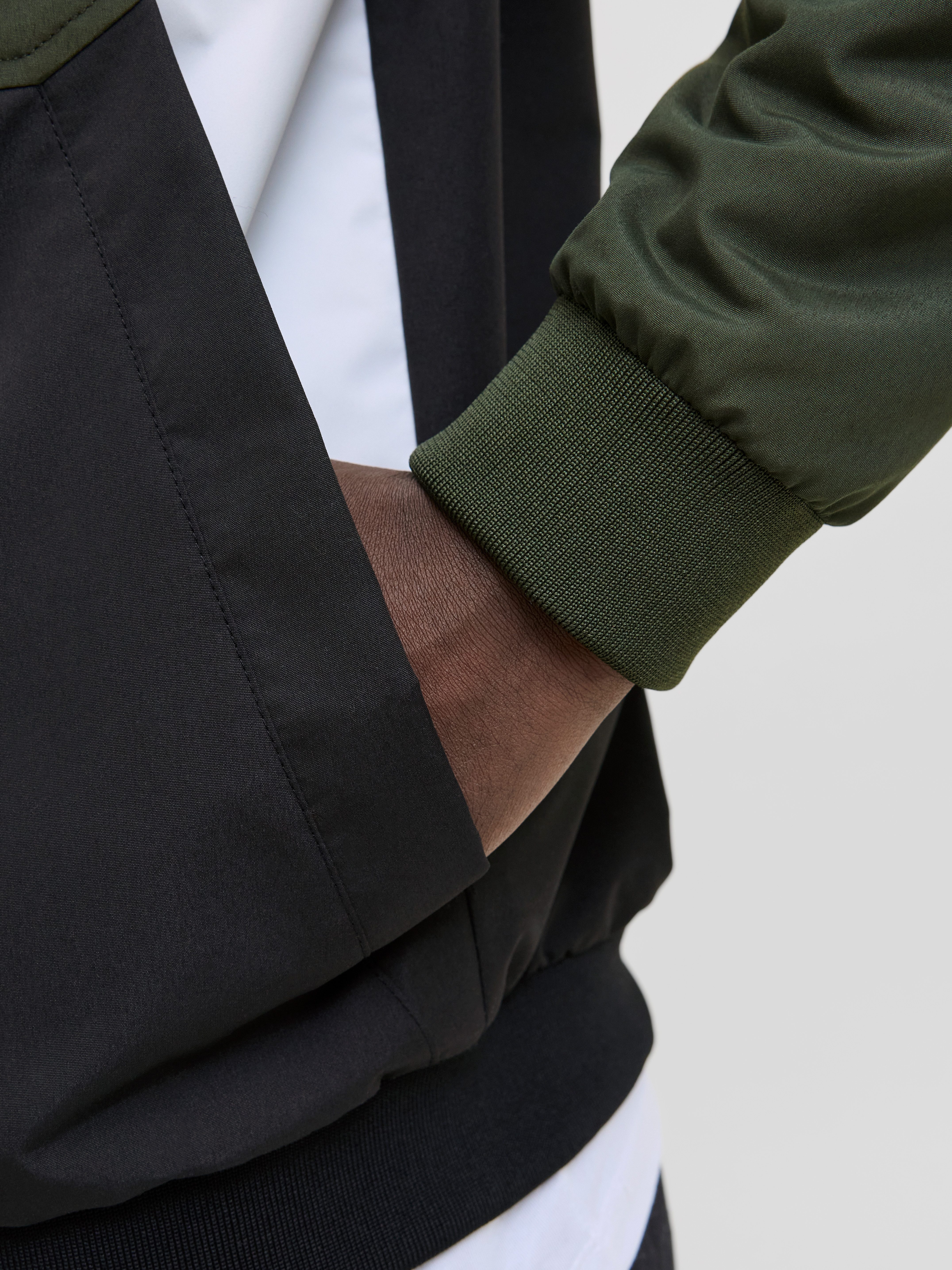 Jack & Jones Blouson JJERUSH met wintercomfort en capuchon