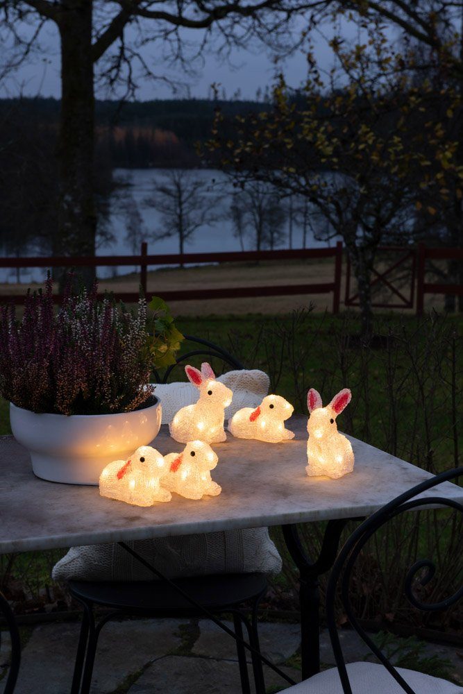 KONSTSMIDE Led-lichtsnoer Paashaas, paasdecoratie voor buiten