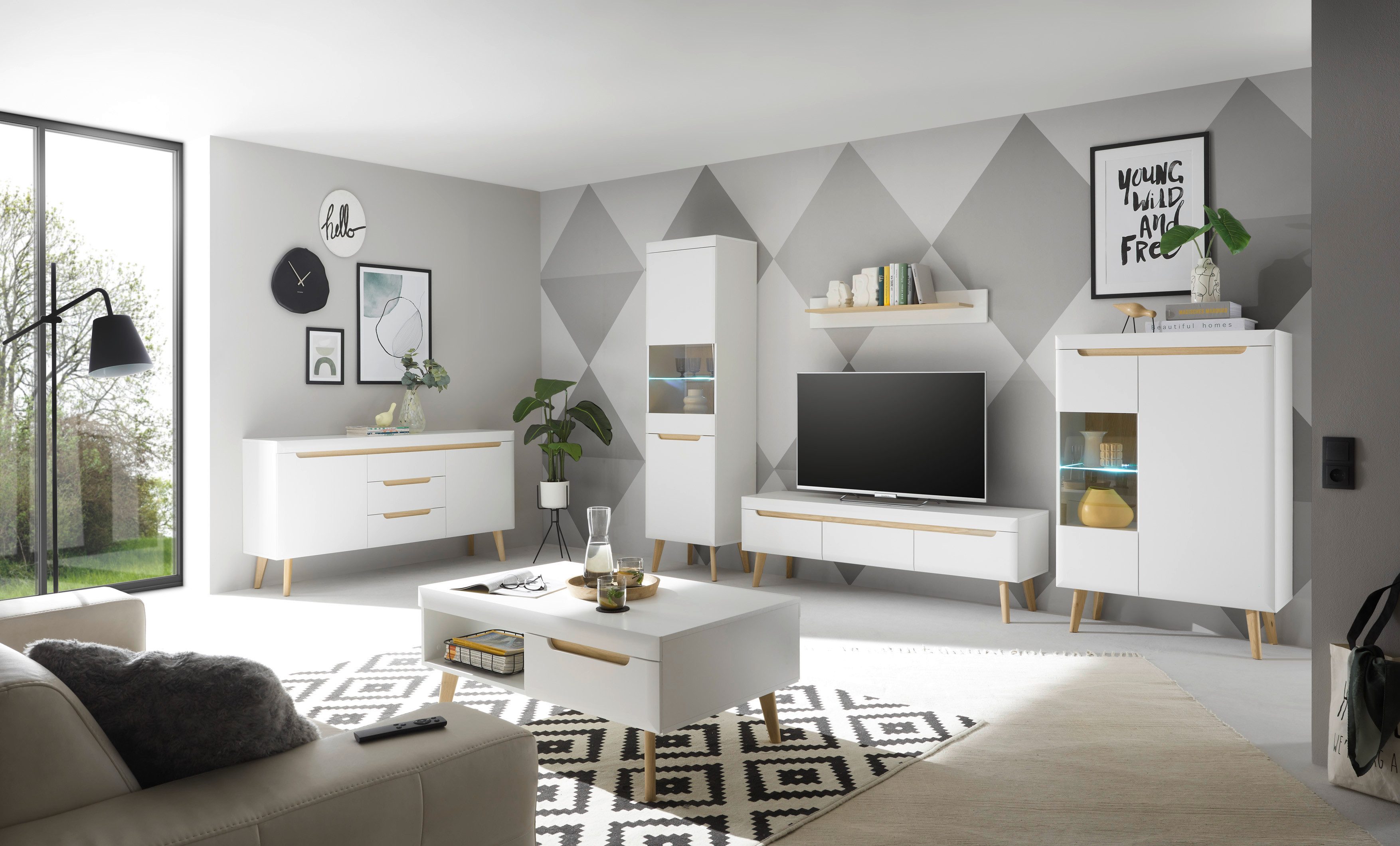 INOSIGN Salontafel Torge, bijzettafel, salontafel, tafel, koffietafel (1 stuk)