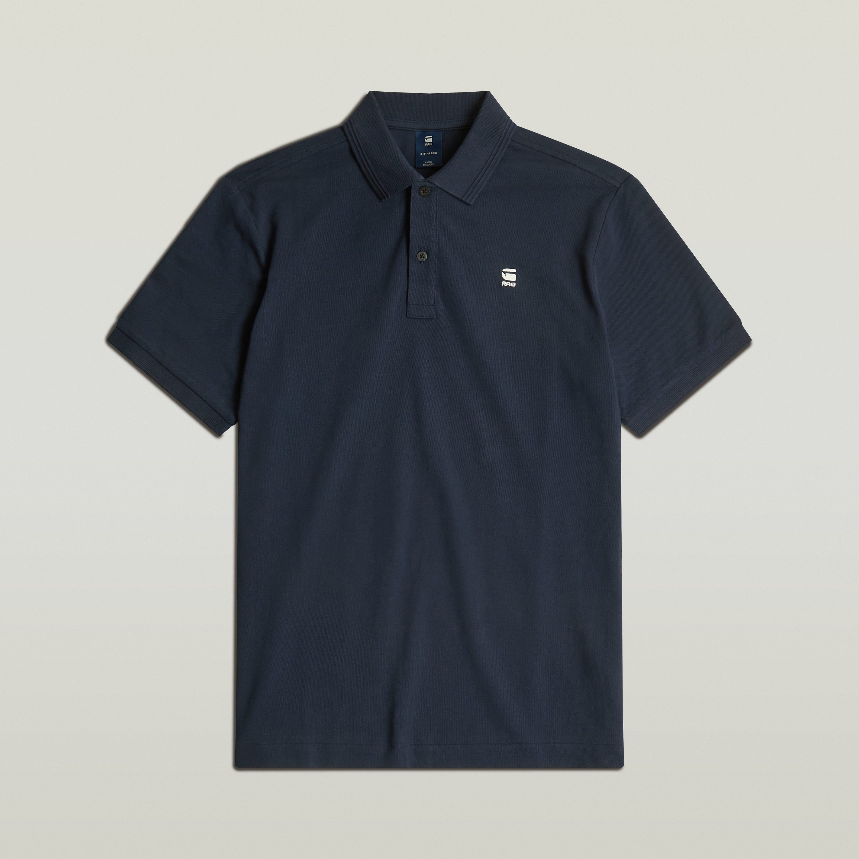 G-Star RAW Poloshirt Dunda slim fit Logo-embossing op de borst