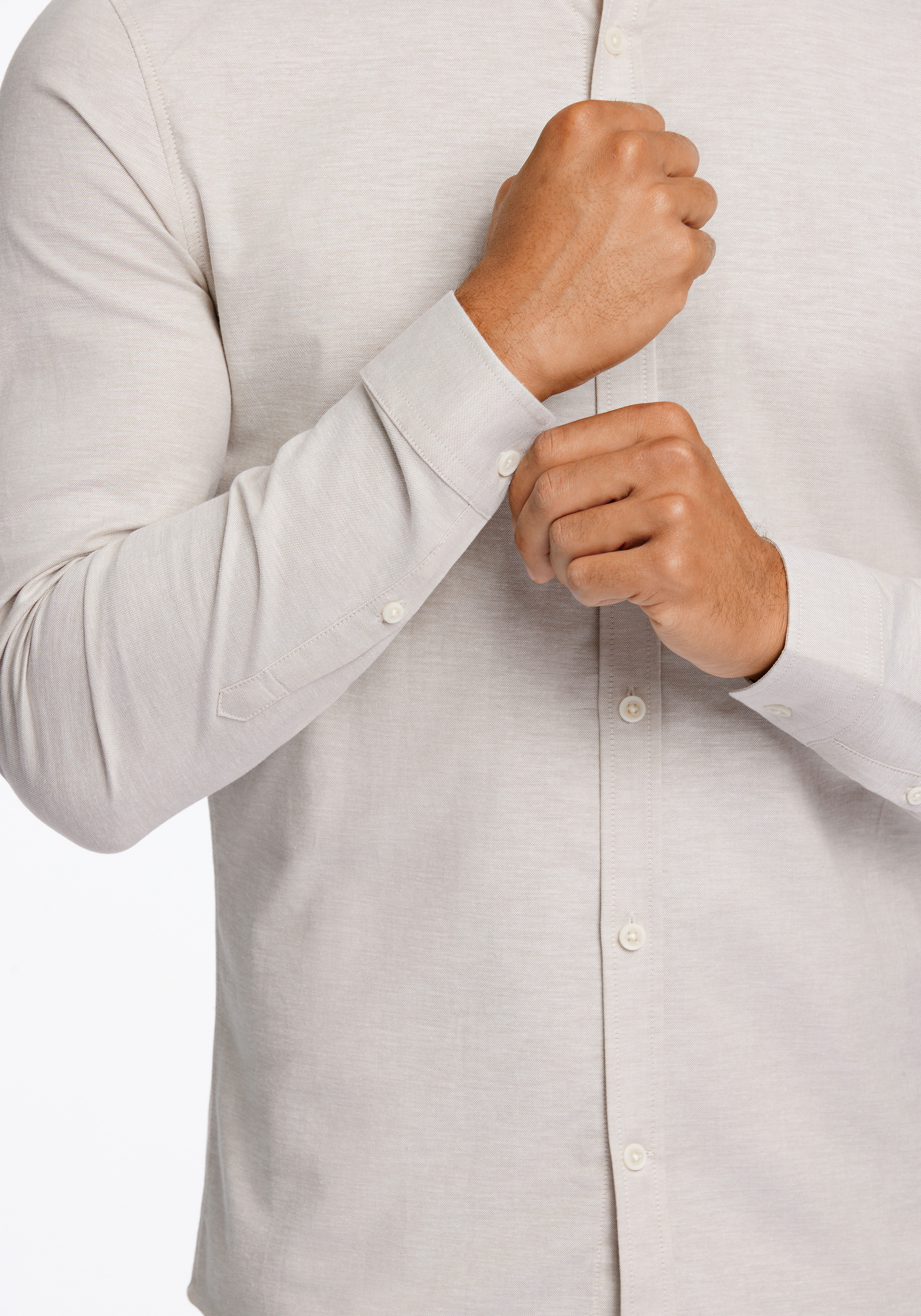 LINDBERGH Businessoverhemd met button-downkraag