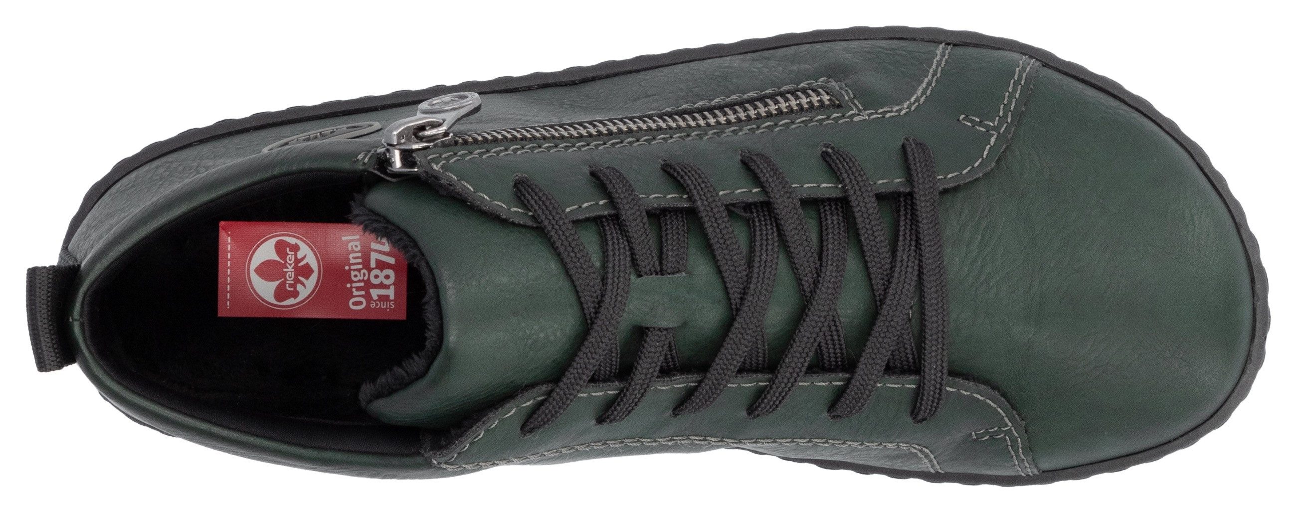 Rieker Sneakers , vrijetijdsschoen, lage schoen, veterschoen in comfortabele vorm