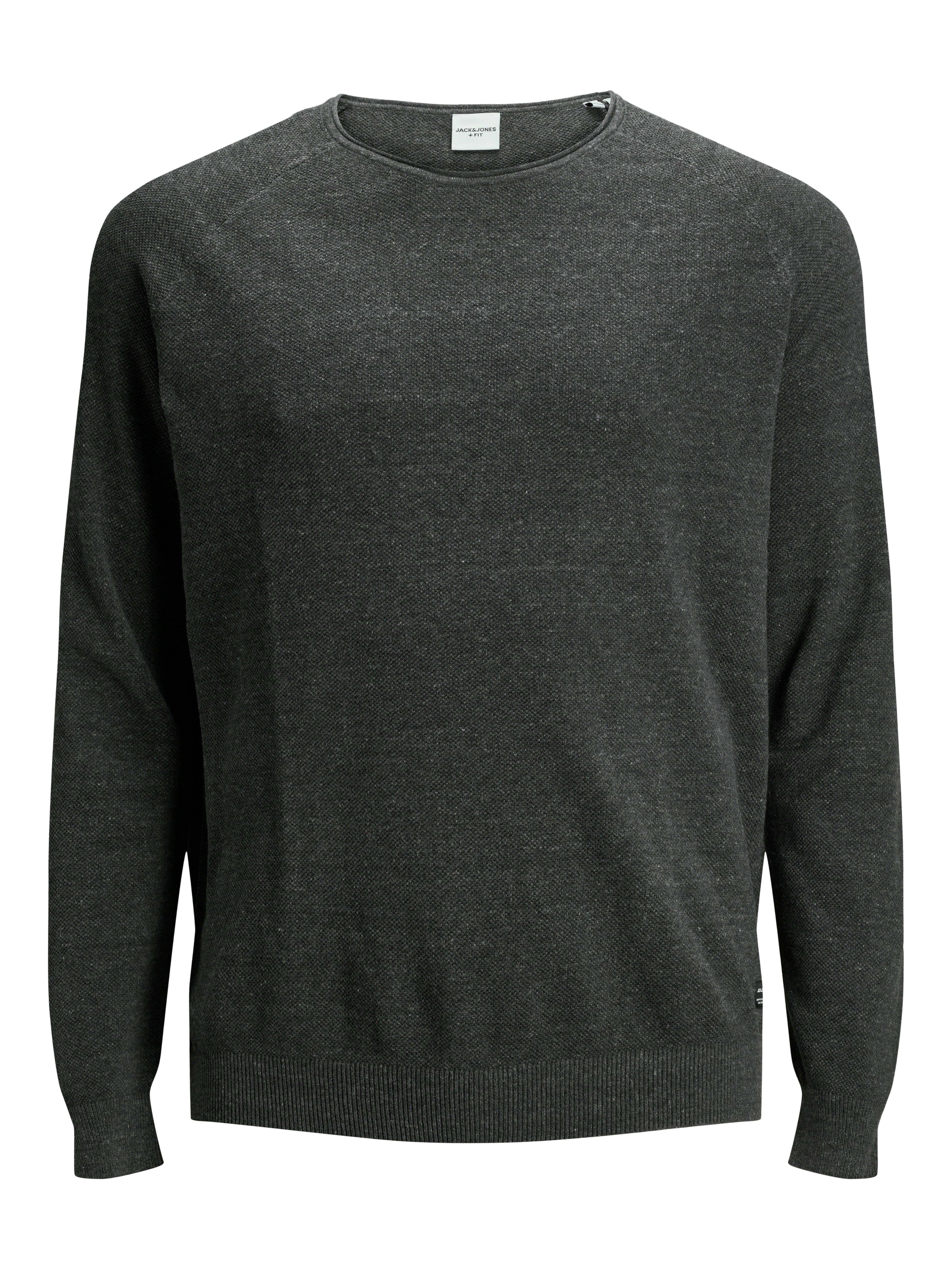 Jack & Jones PlusSize Trui met ronde hals JJEHILL KNIT CREW NECK NOOS PLS