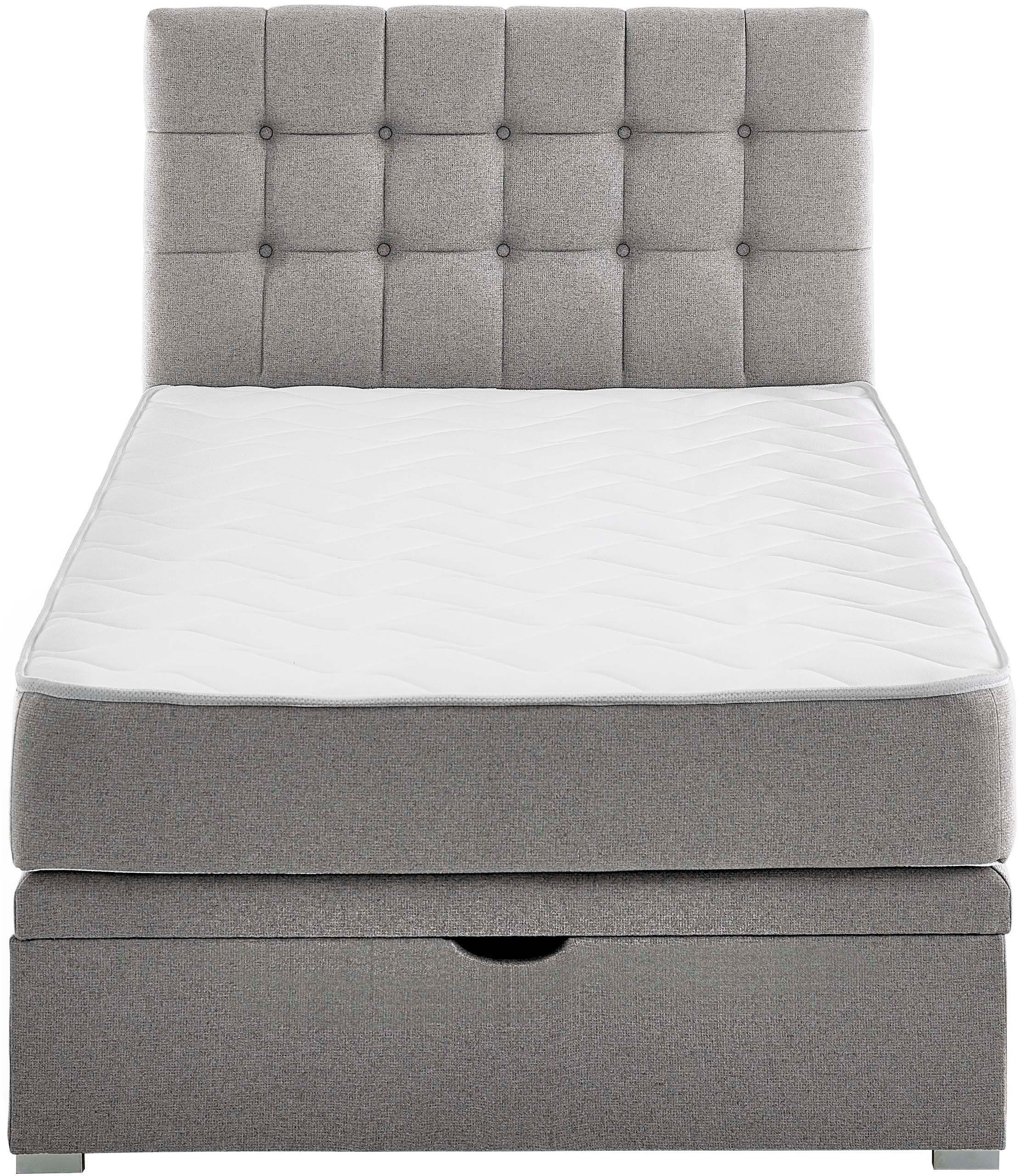 ATLANTIC home collection Boxspring Riona, uitbreidbaar naar een dubbel- en familiebad keuze uit 120x200cm pocketveringmatras of zonder matras
