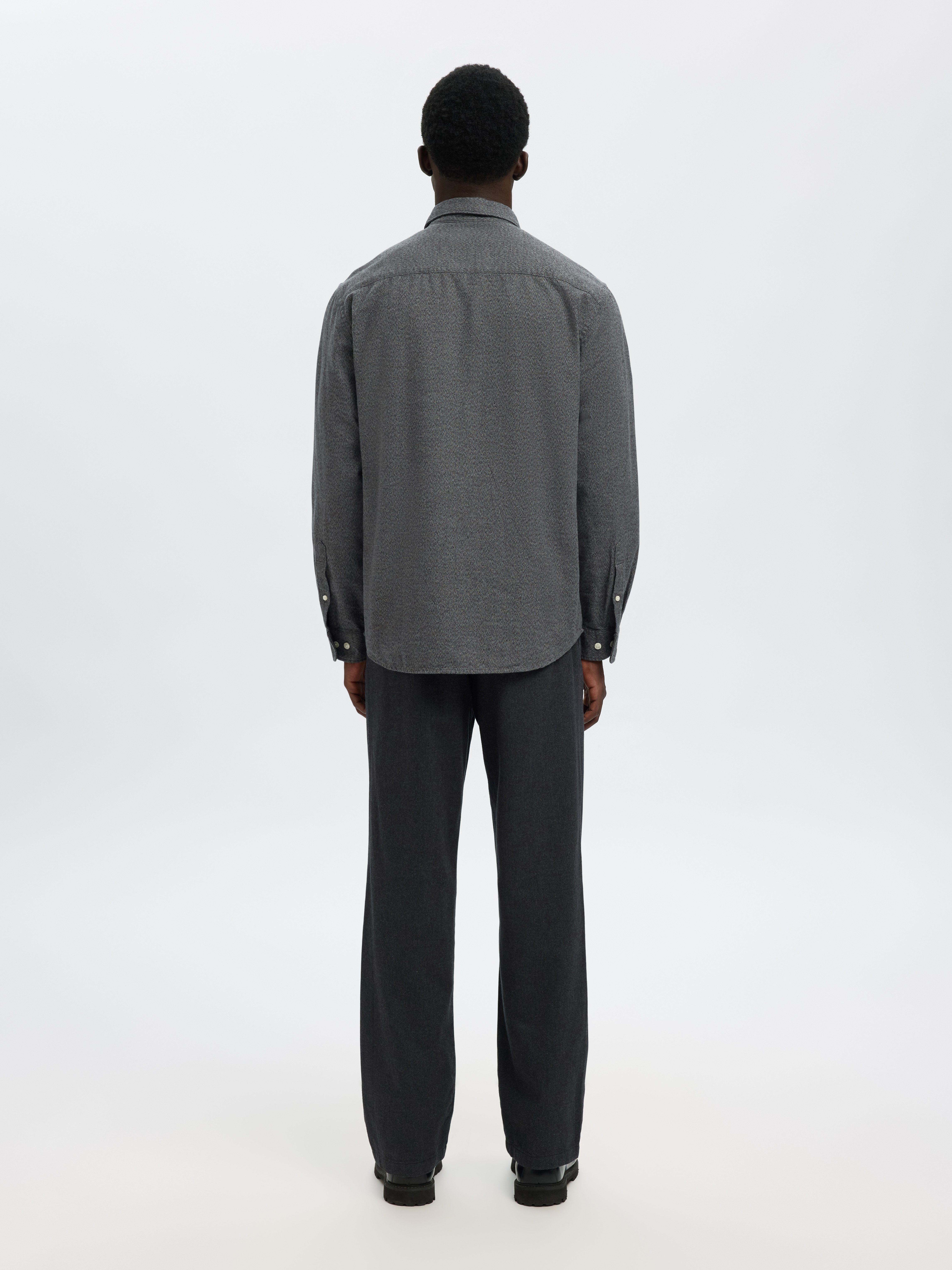 SELECTED HOMME Overhemd met lange mouwen SLHREGNOAH BRUSHED TWIST SHIRT LS NOOS